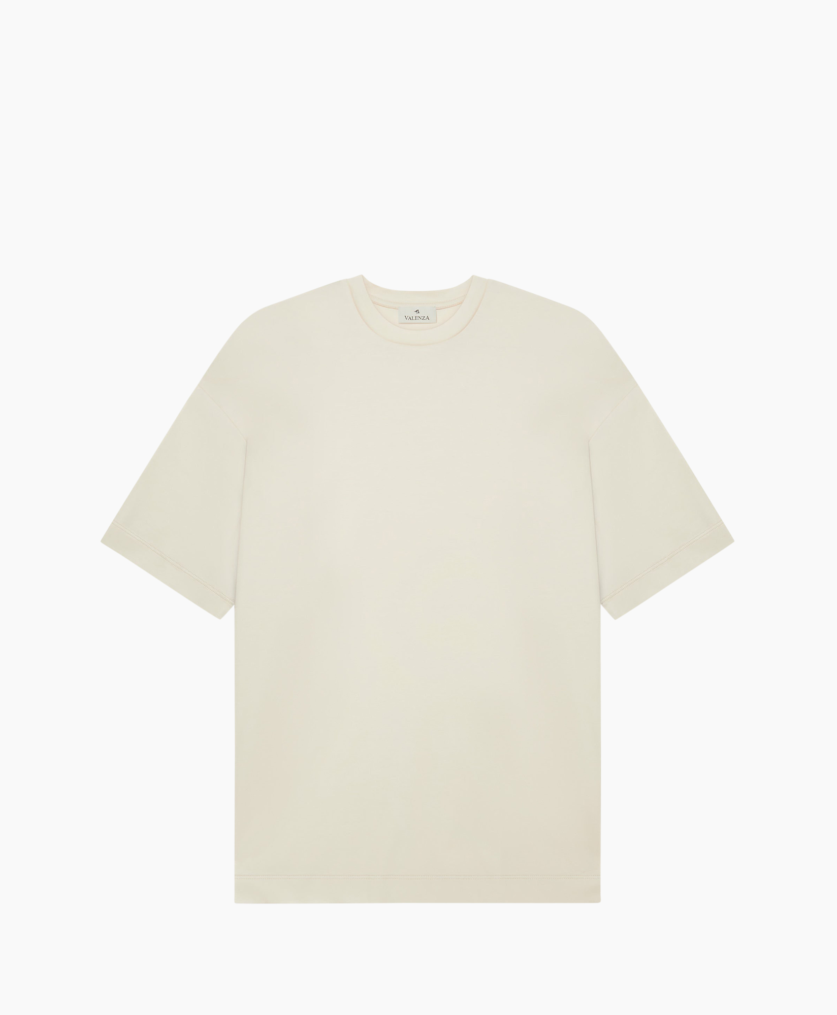 T-shirt Interlock Supima Ecru