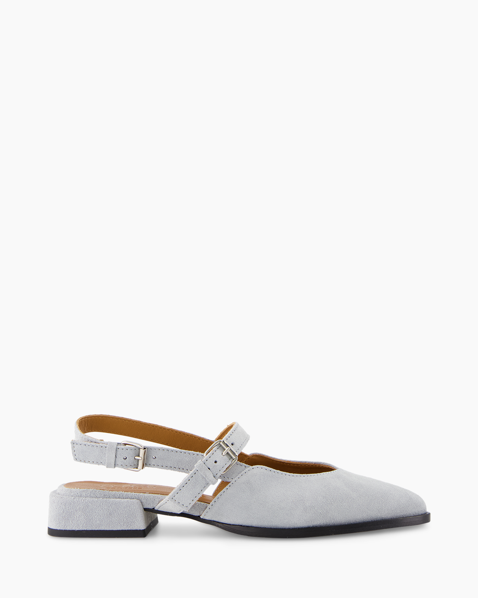 shoe, flat, slipper, buckle, suede