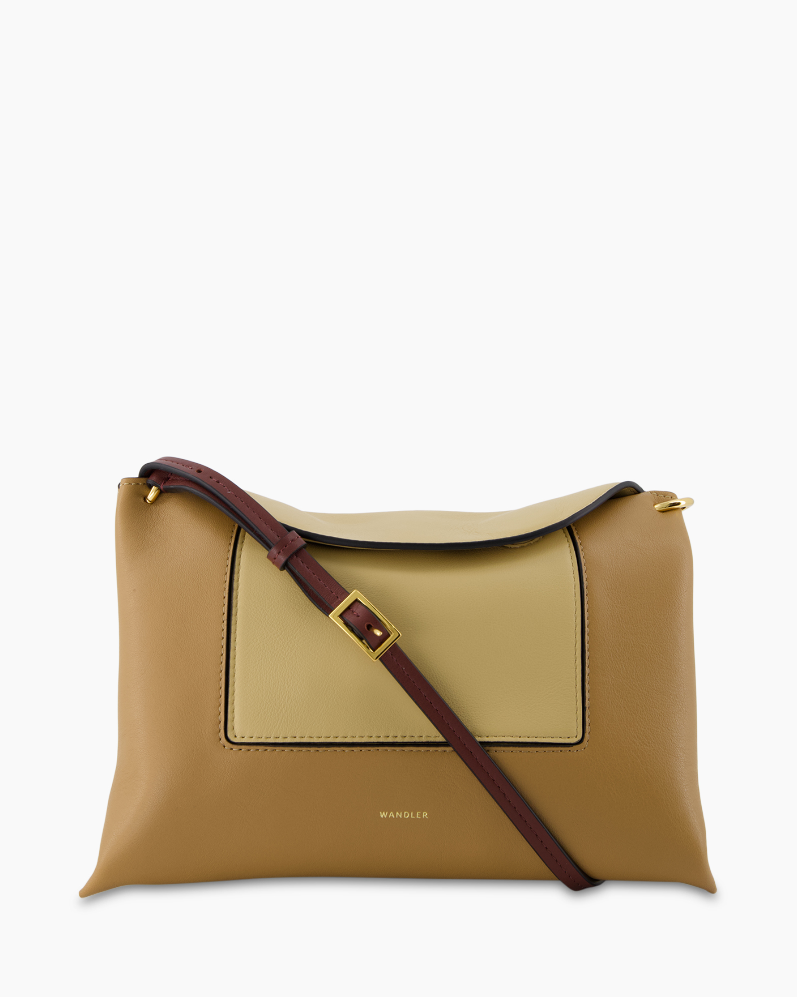 handbag, shoulder bag, two-tone, crossbody, gold hardware