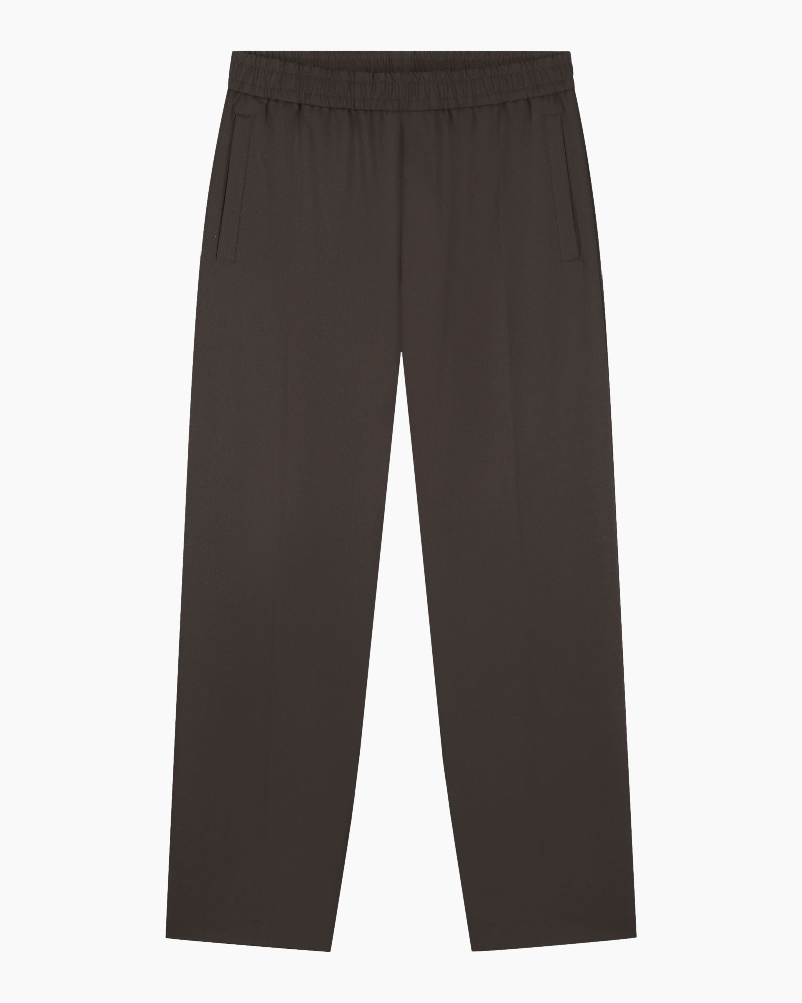 pants, trousers, drawstring, elastic waist, dark gray