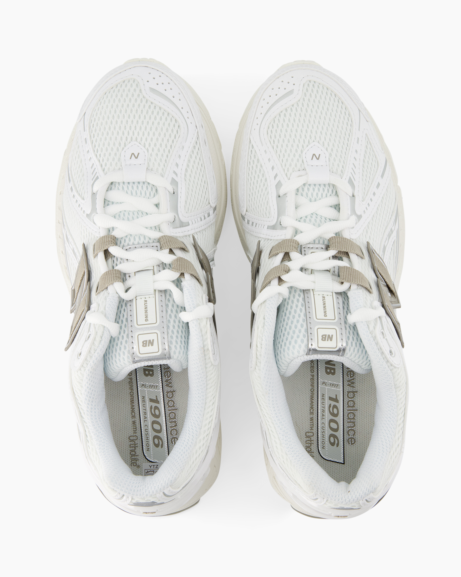 sneakers, mesh, white, lace-up, twin pair