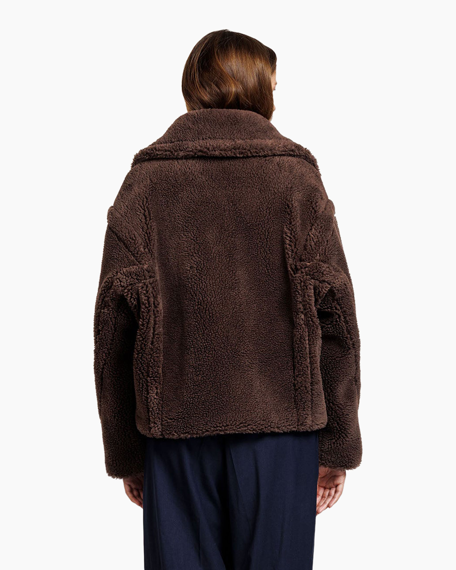 coat, bomber, brown, fleece, teddy bear coat