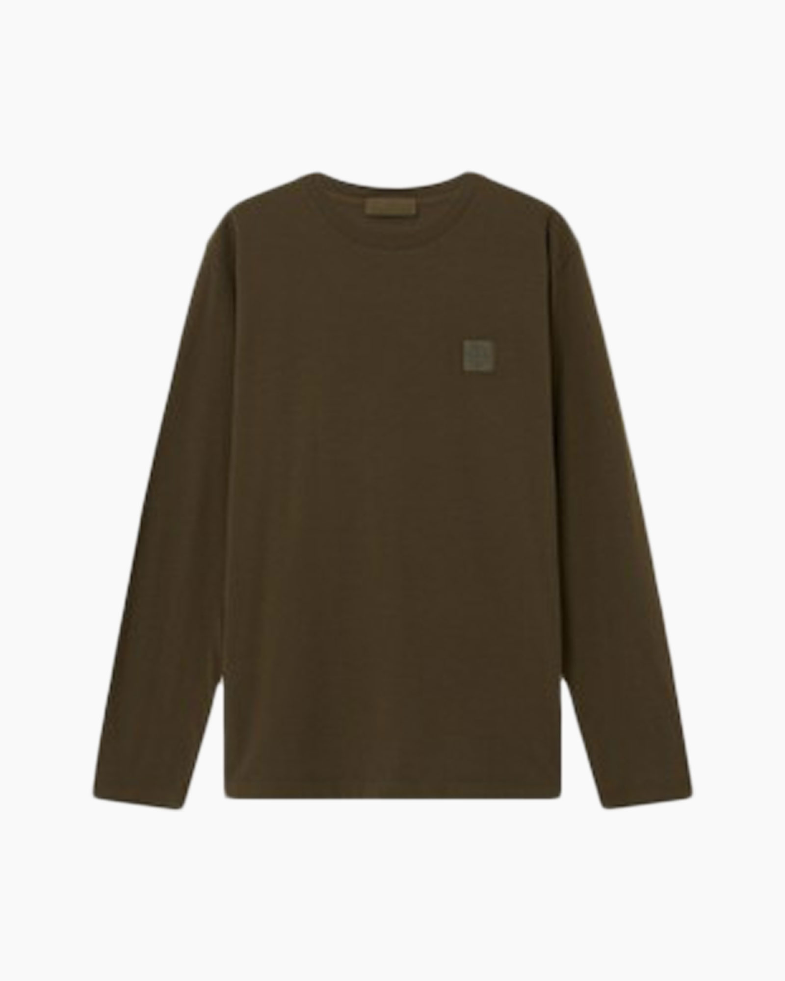 longsleeve, brown, t shirt, knit, minimal
