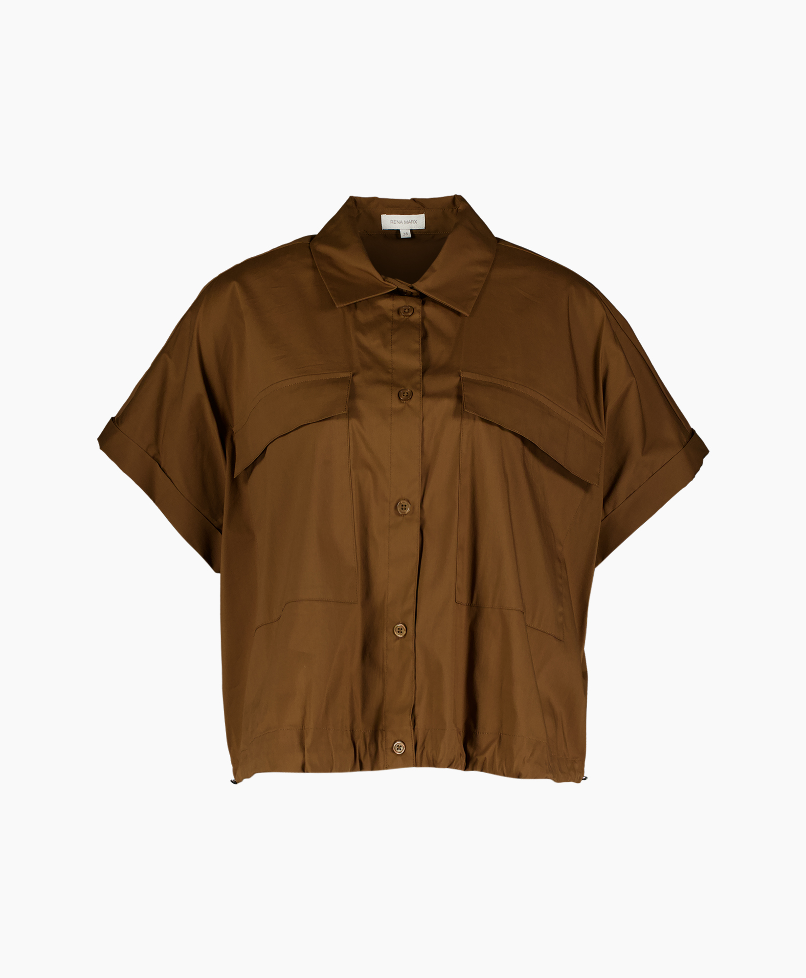 shirt, short-sleeve, button-down, brown, collar, shirt, button-down, short-sleeve, brown, casual