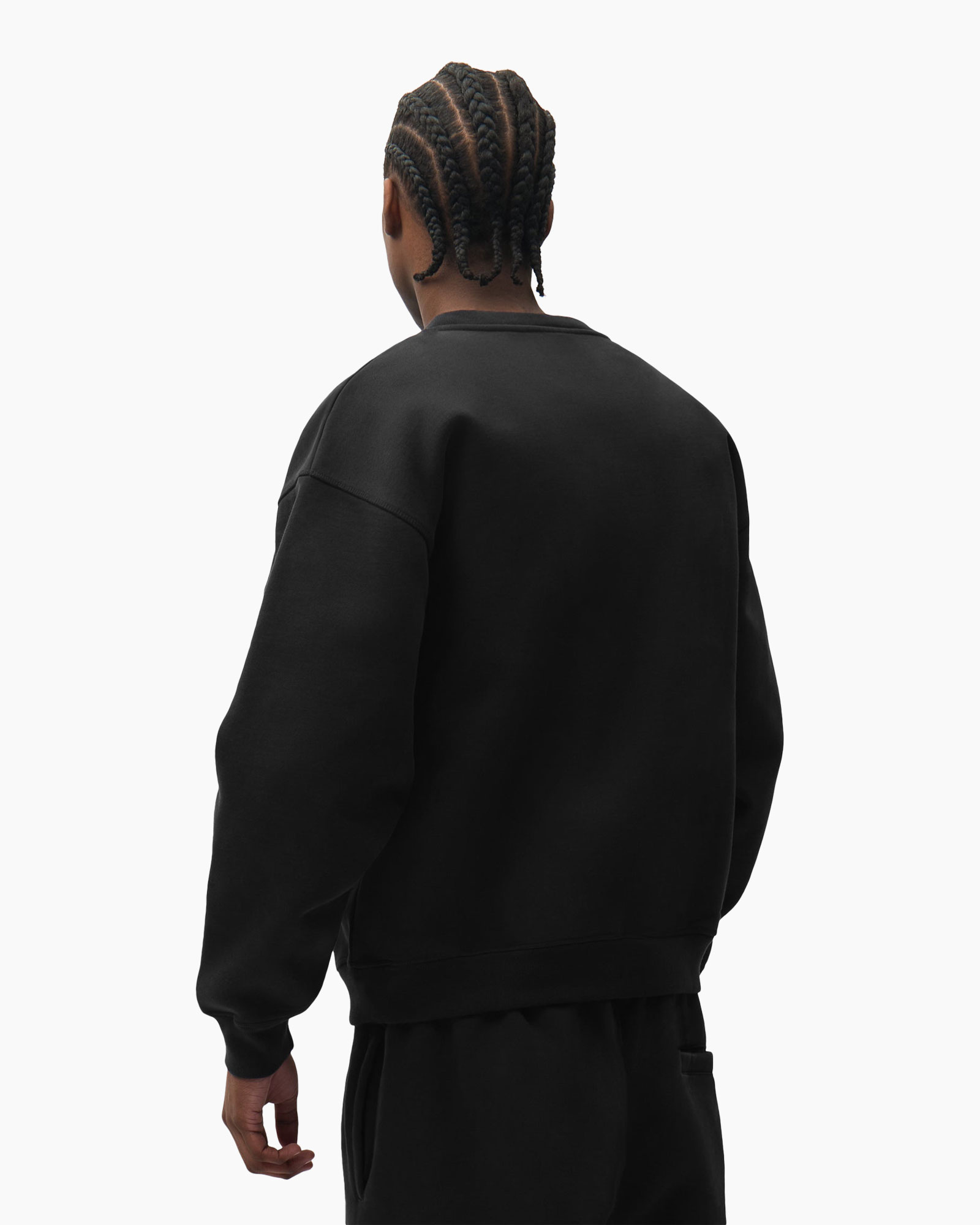 sweatshirt, black, crewneck, unisex, long-sleeve