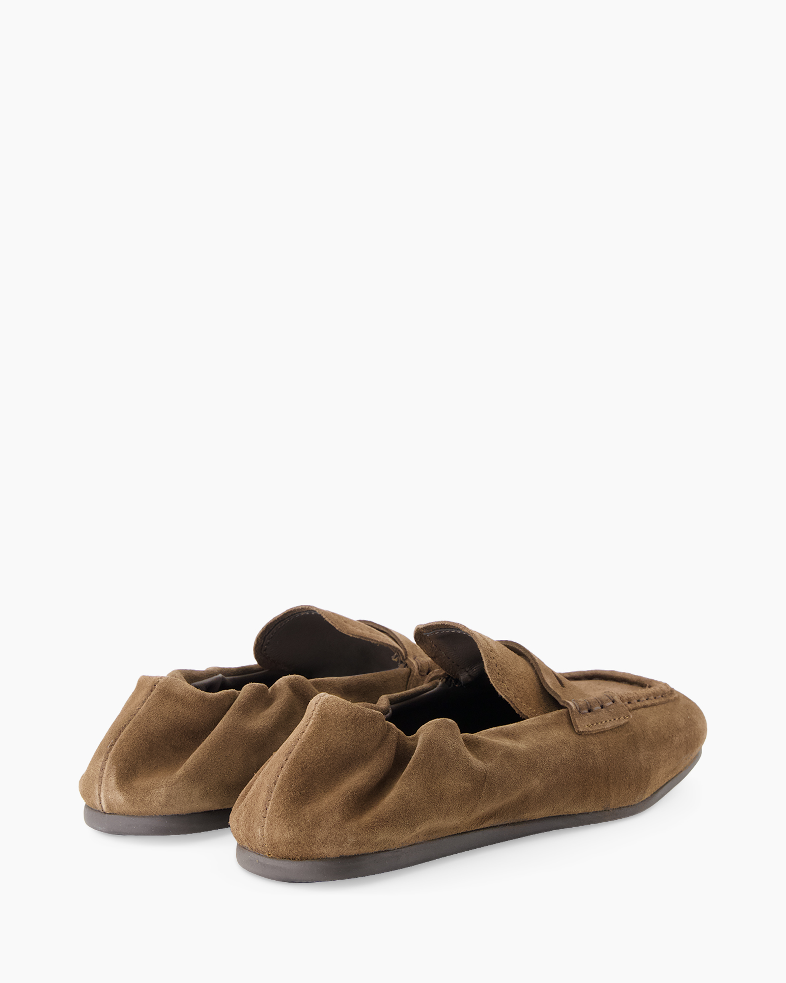 slippers, moccasins, brown, suede, slip-on