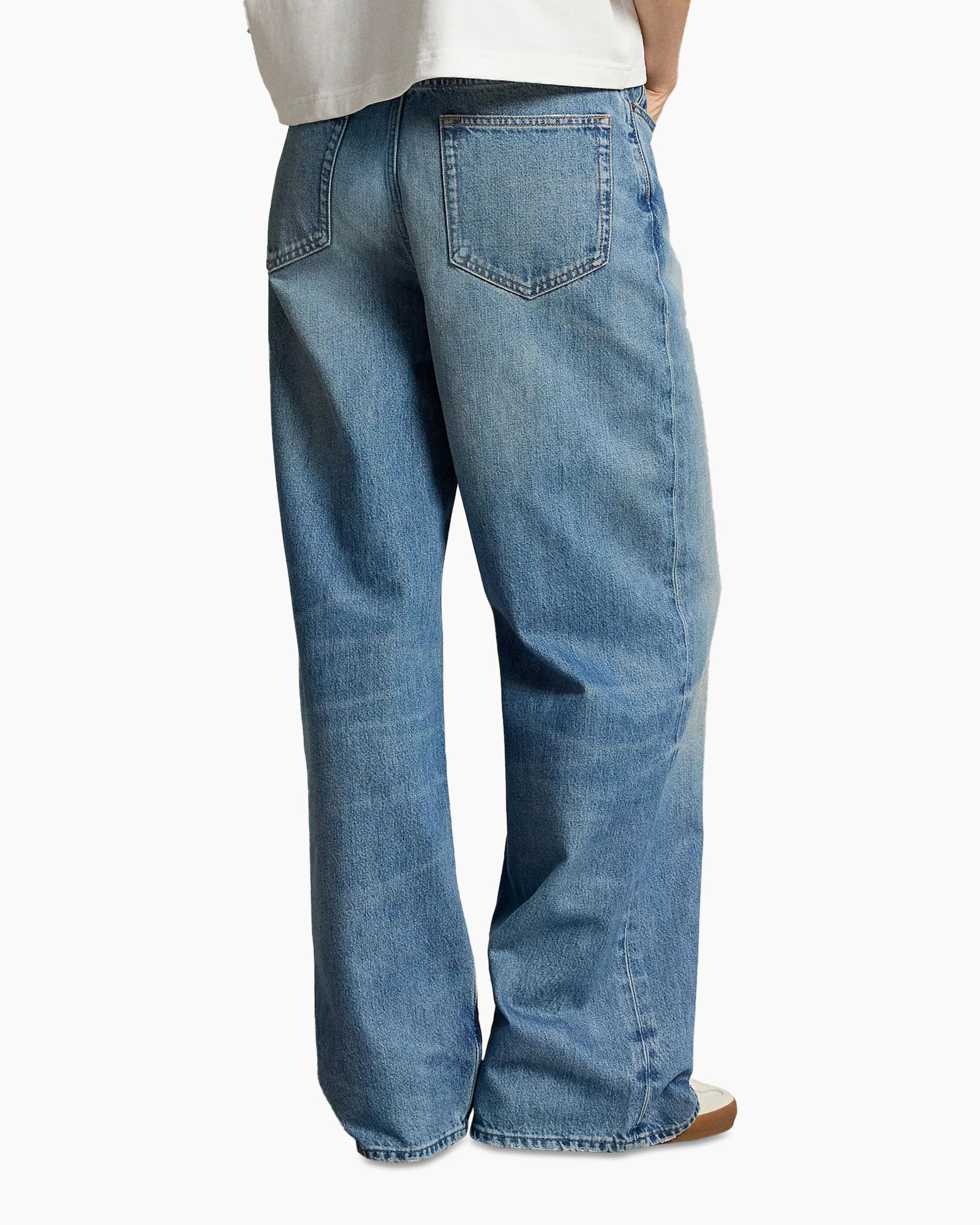jeans, blue jeans, wide leg, distressed, denim
