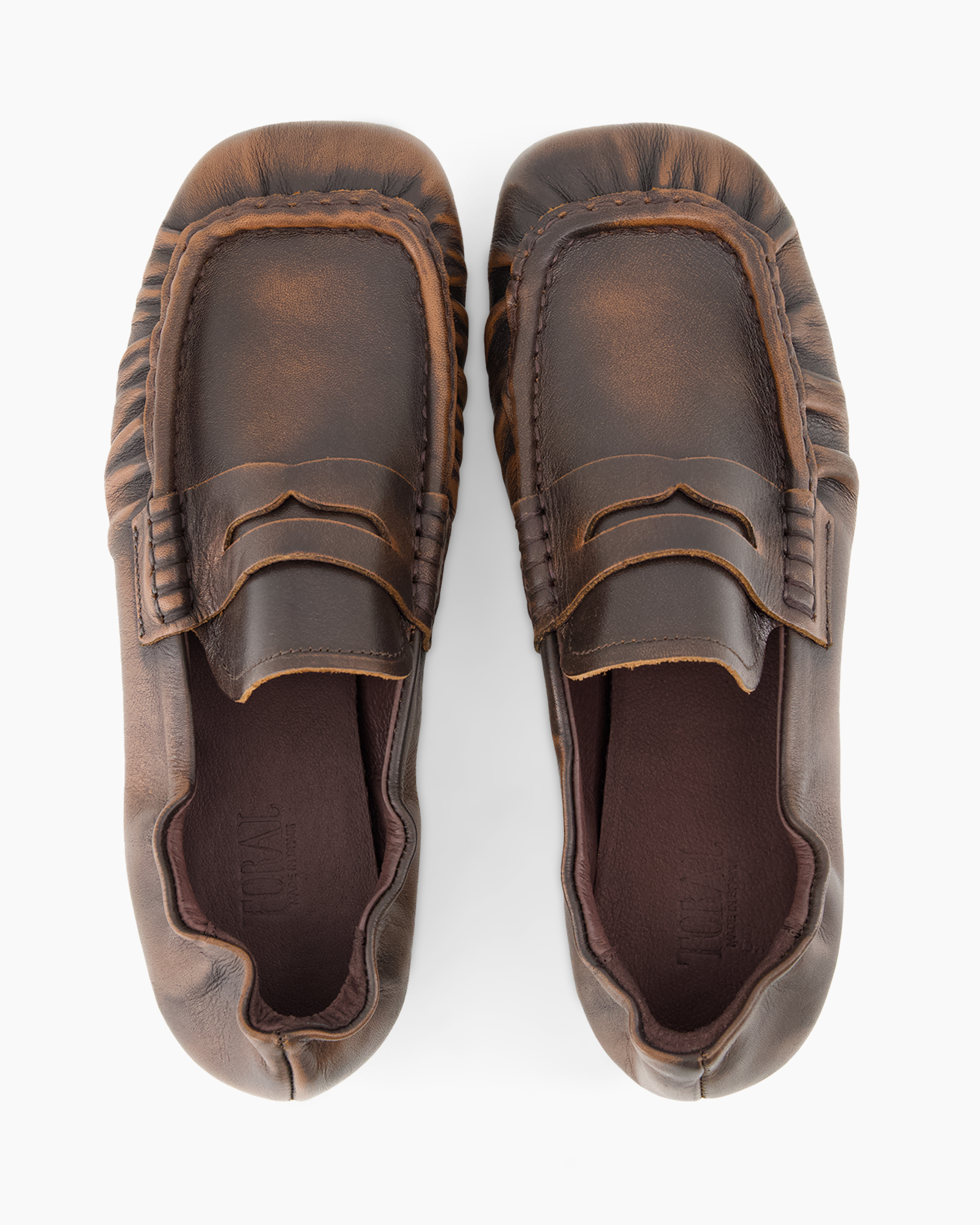 moccasins, penny loafers, leather, brown, slip-on
