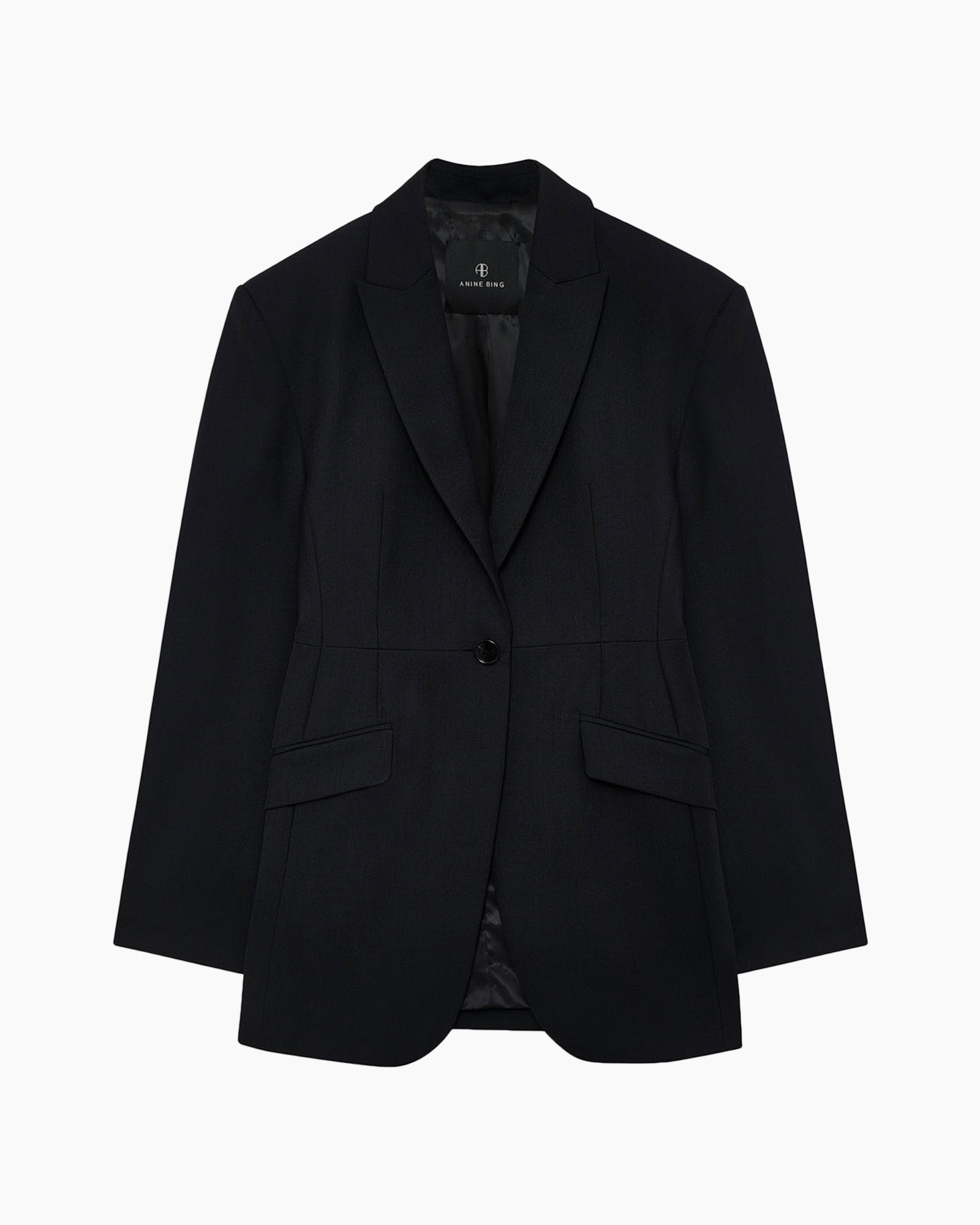 blazer, women's blazer, single breasted, black, jacket