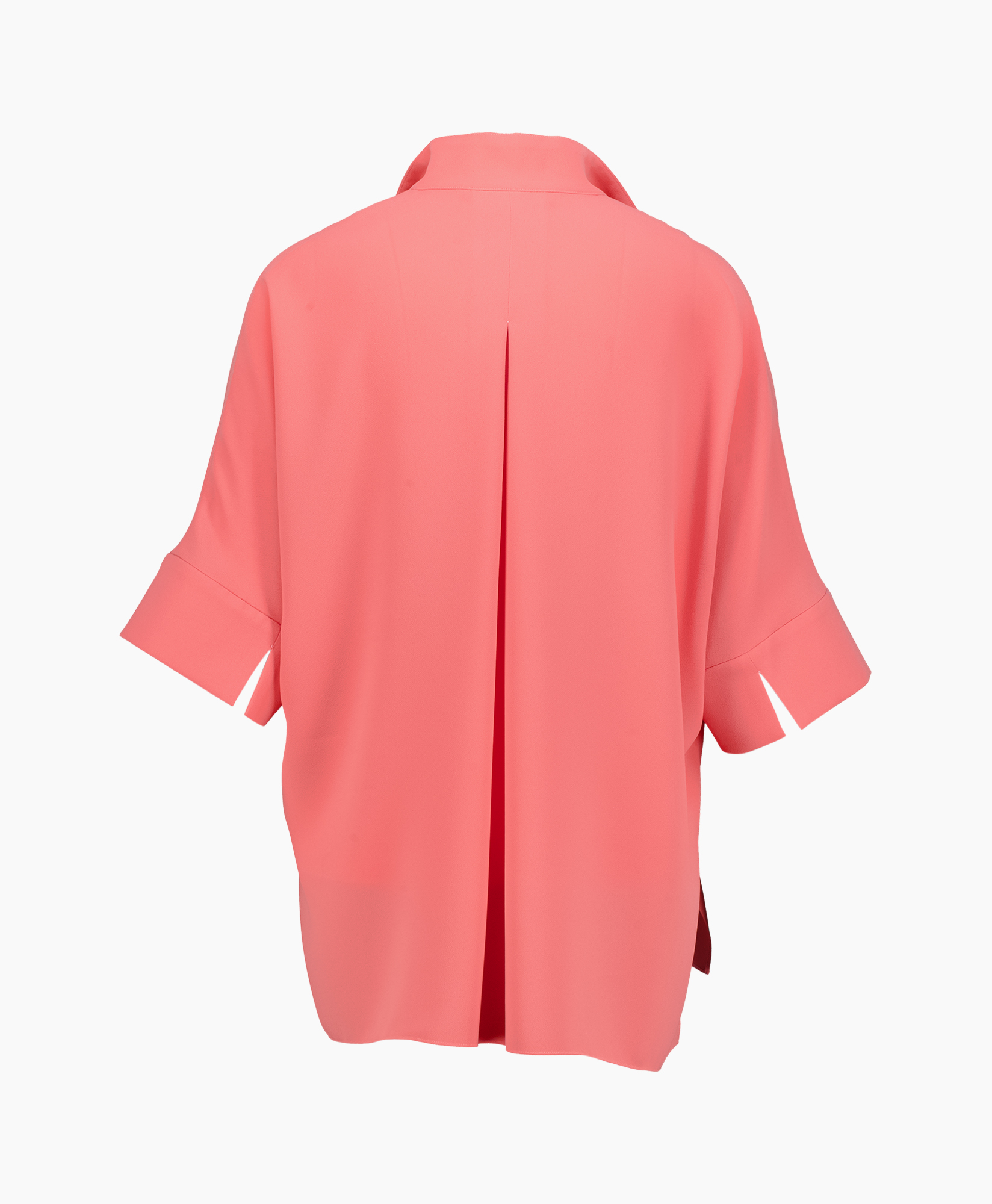 top, short-sleeve, v-neck, blouse, pink