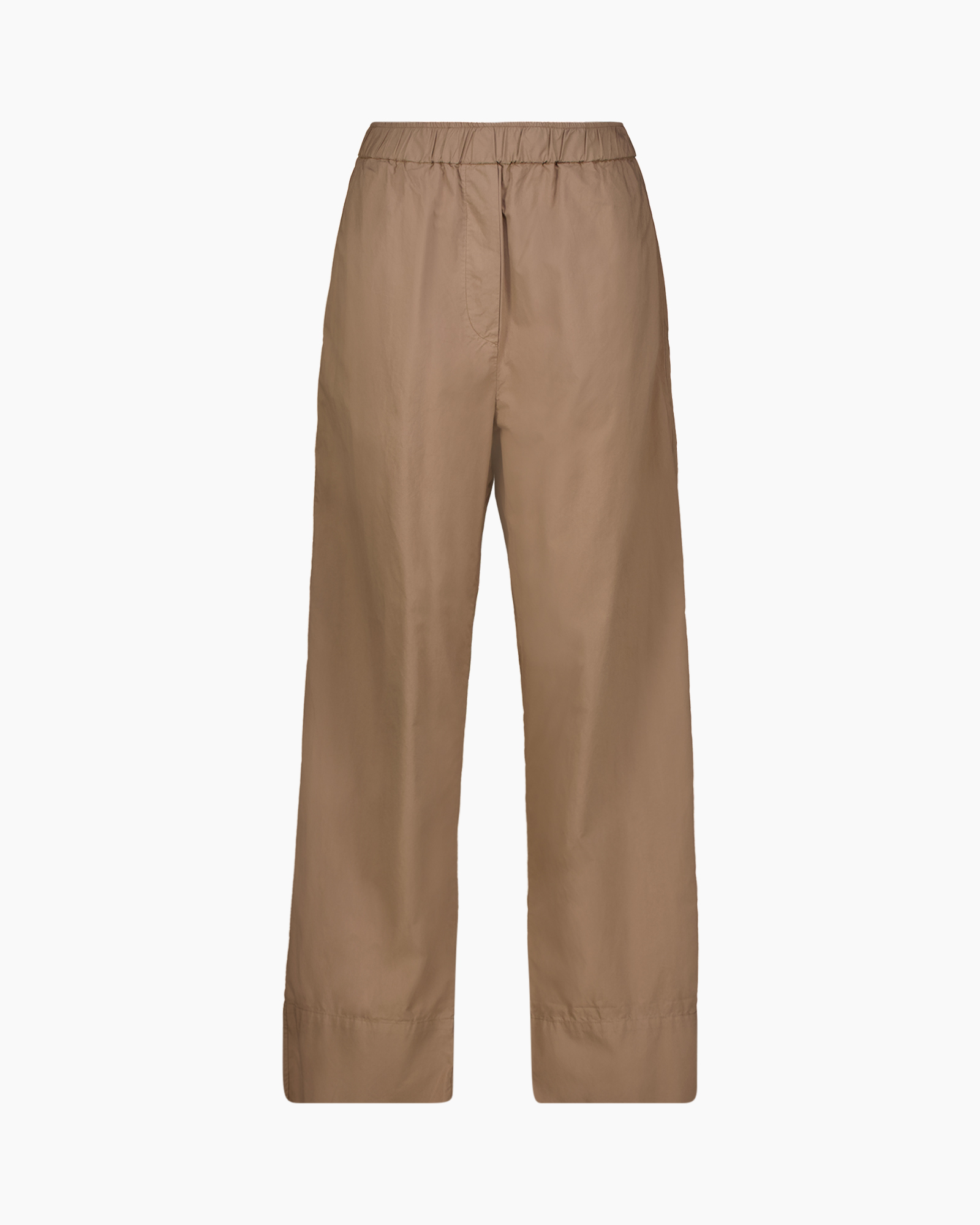 pants, trousers, beige, elastic_w waist, loose_fit