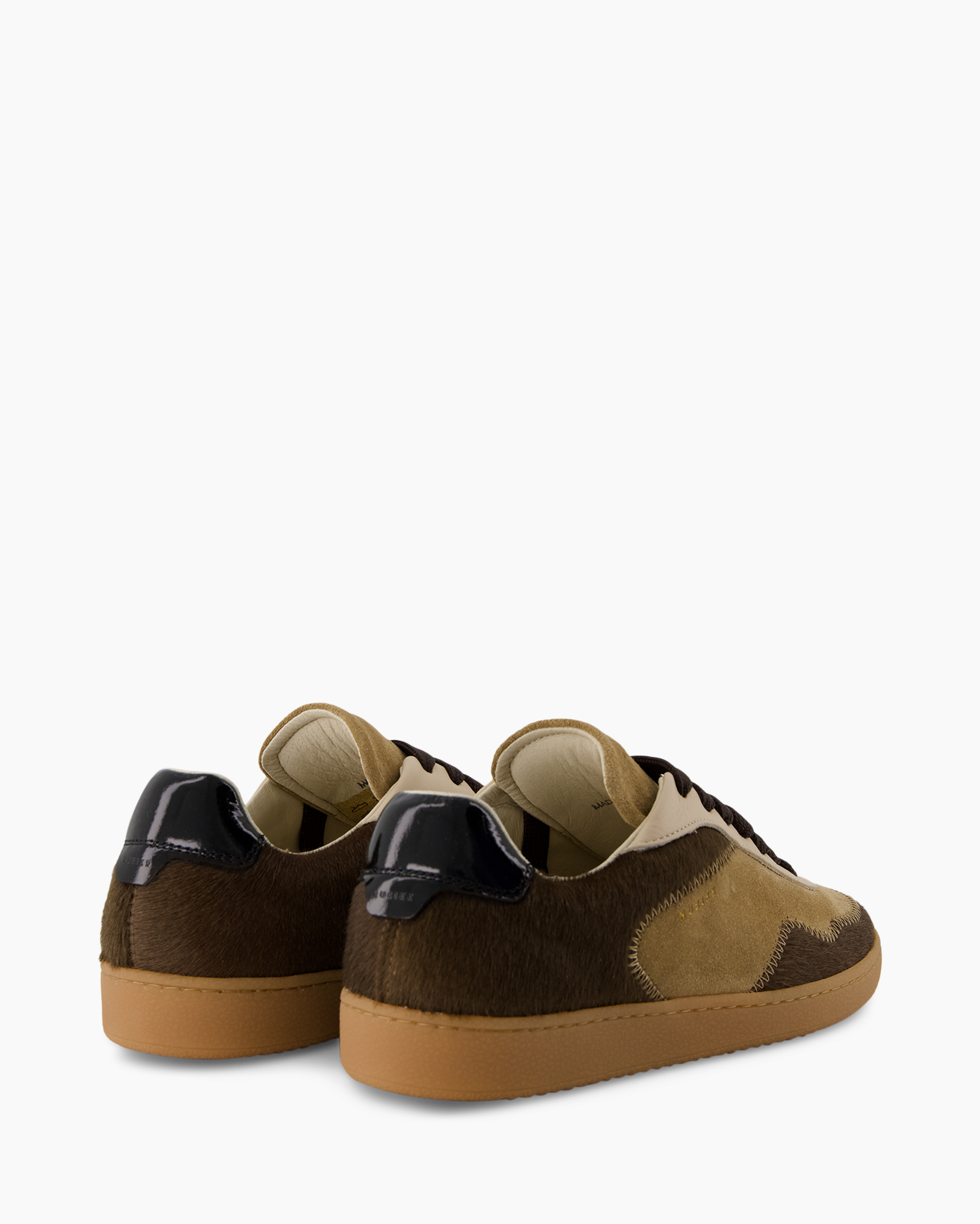 shoe, sneaker, brown, suede, low-cut