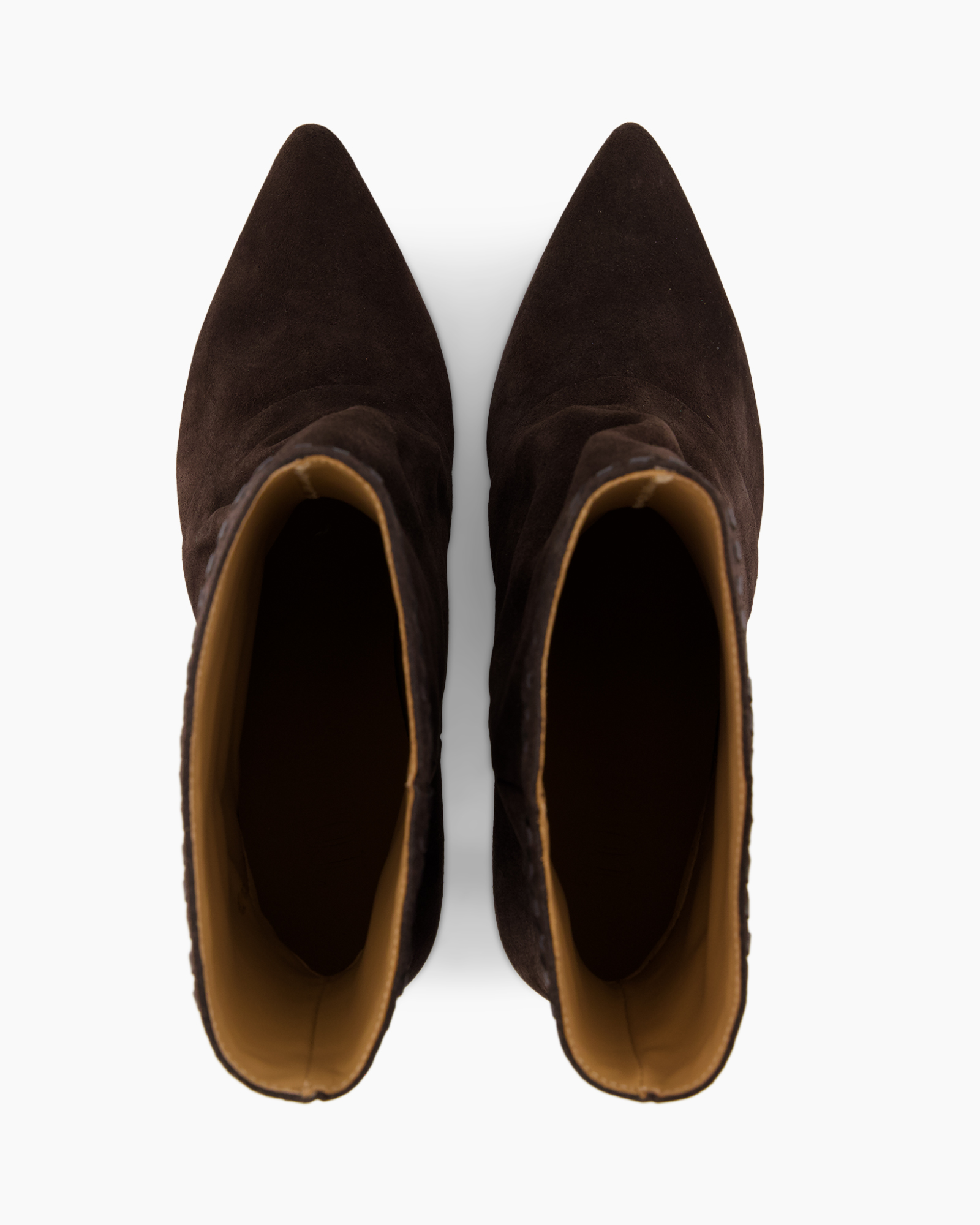boots, ankle boots, brown,  suede, pair