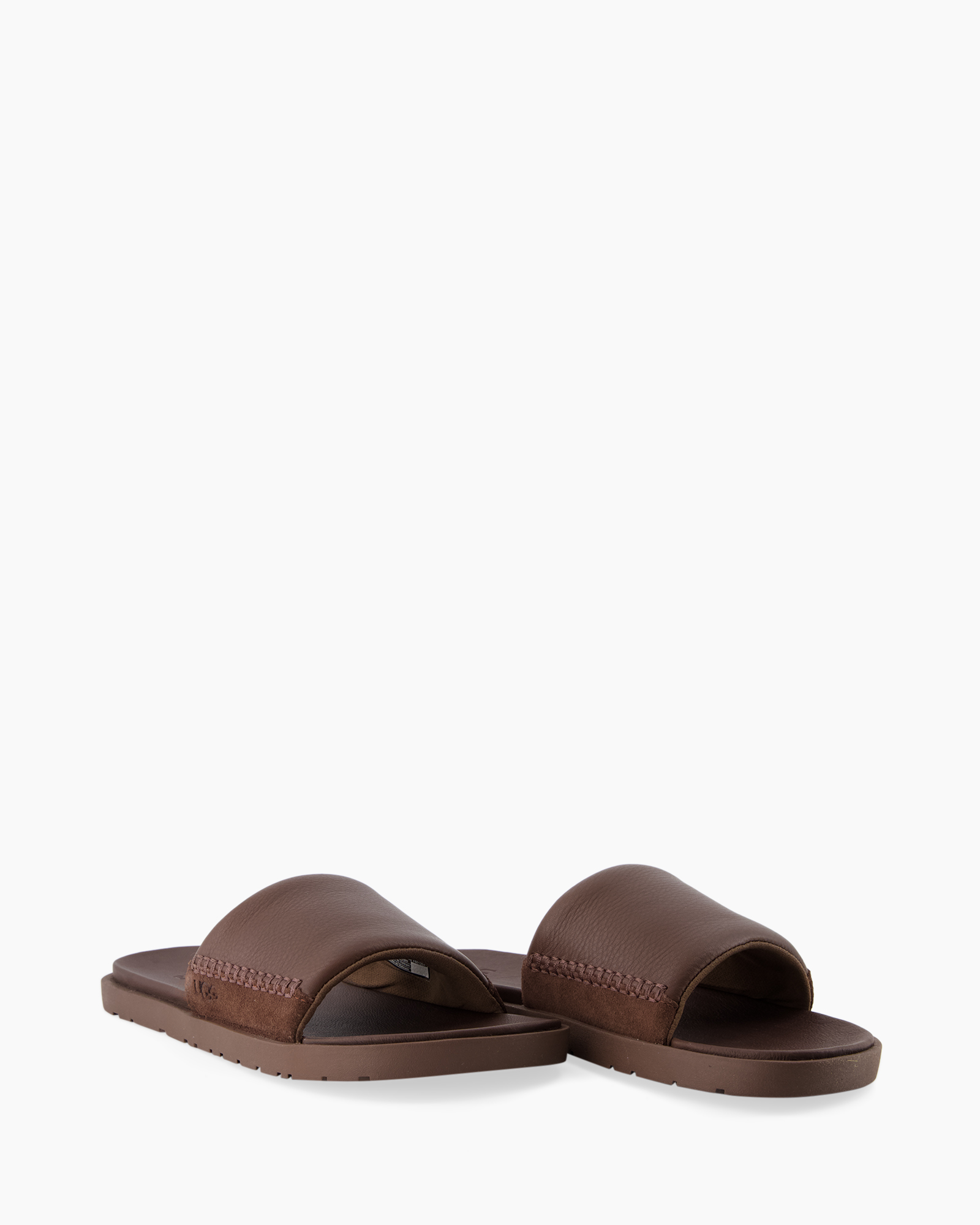sliding, sandals, brown, leather, thong