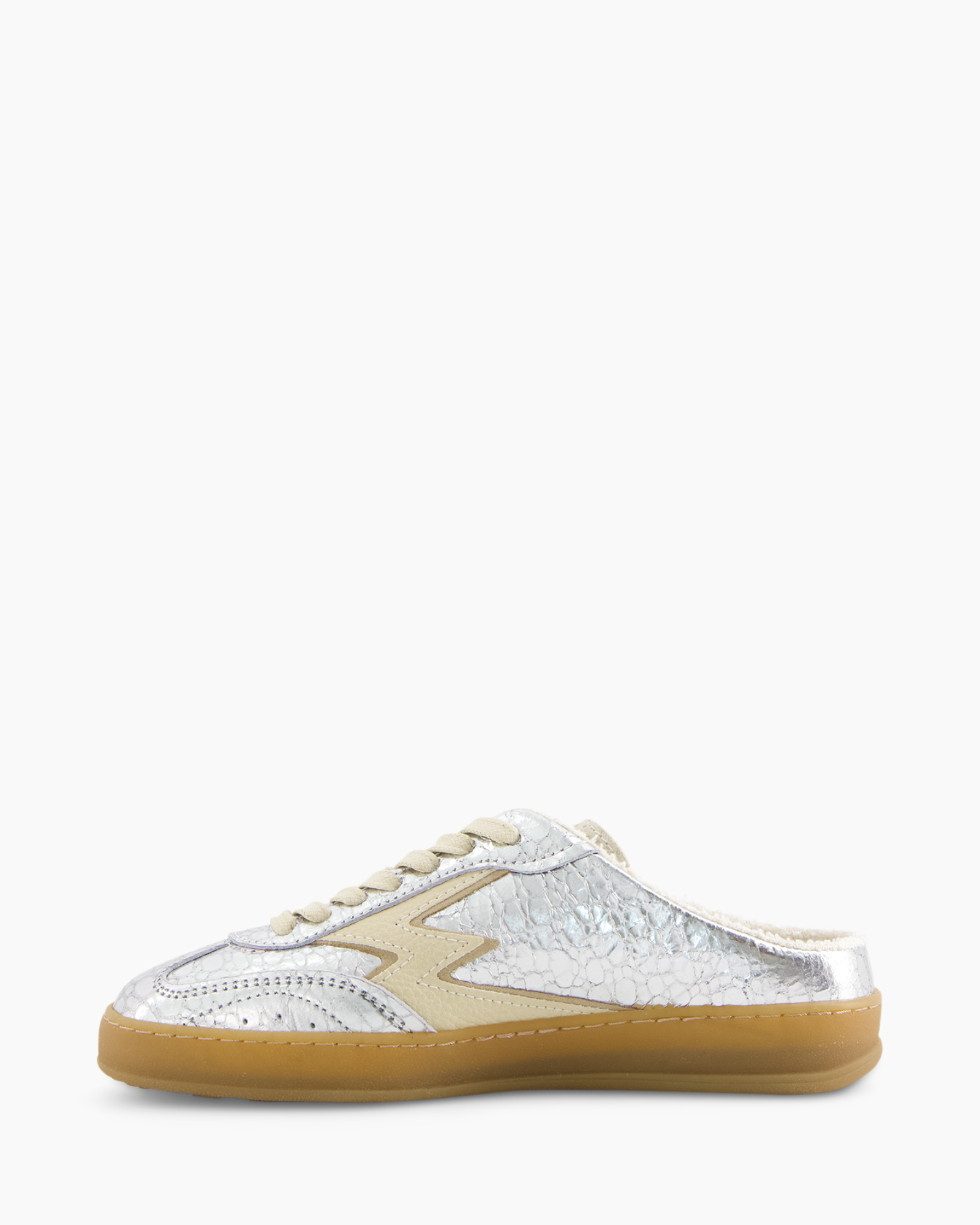 sneakers, shoe, metallic, crepe sole, low-top