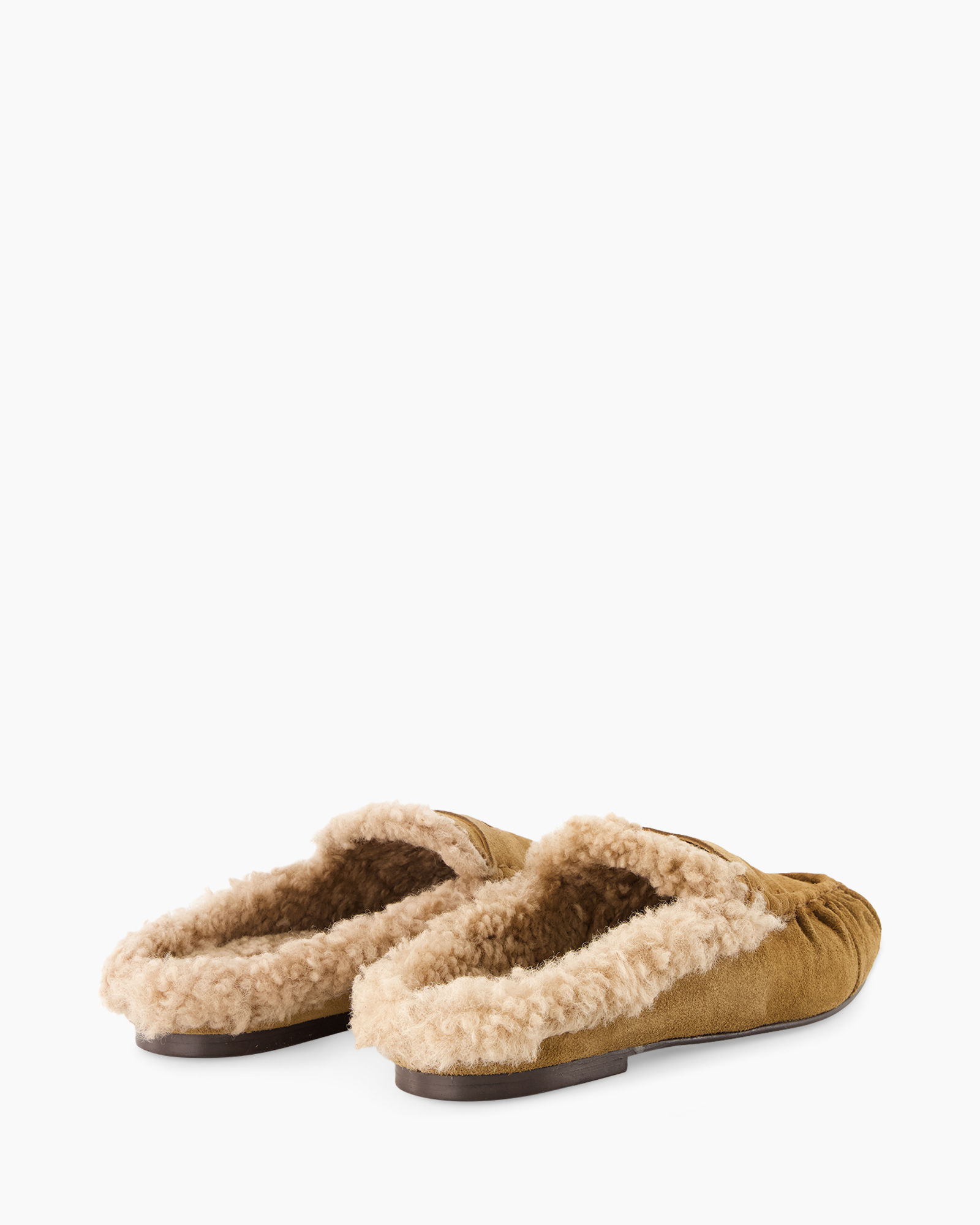 slippers, moccasins, fur lining, tan, house footwear