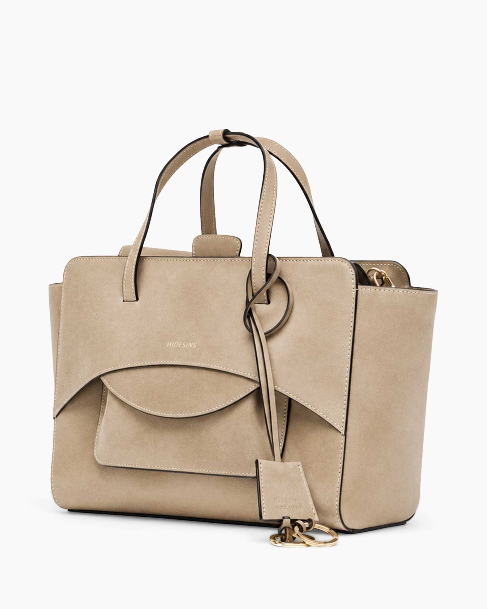bag, handbag, beige, suede, designer accessory