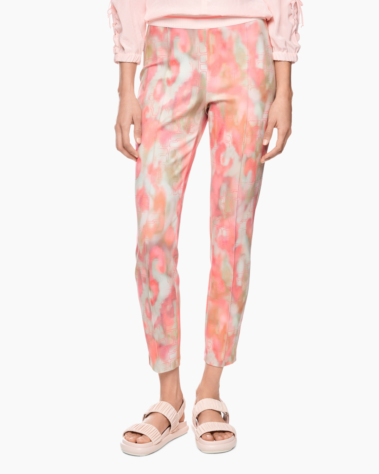 pants, tie-dye, pastel, casual, ankle-length