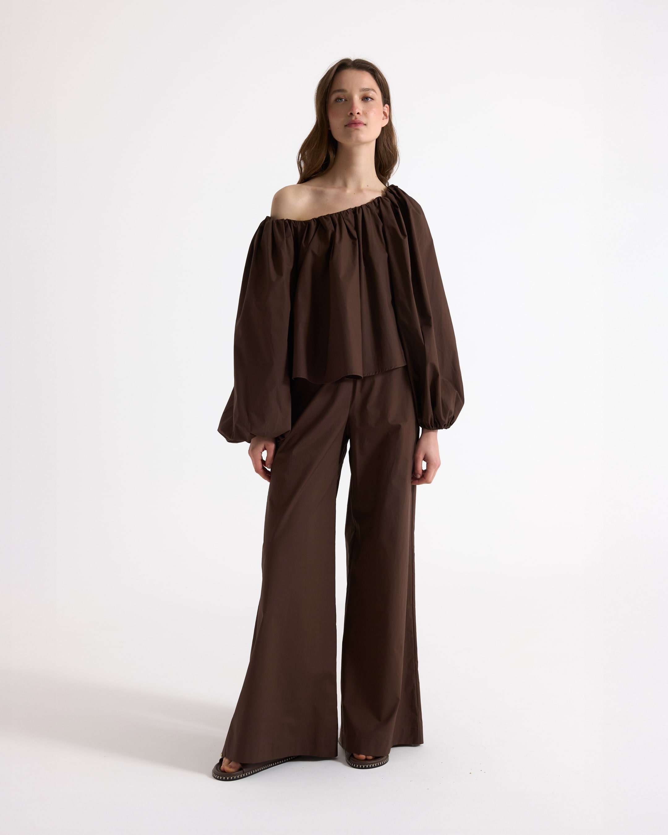 Pantalon Interrios Donker Bruin