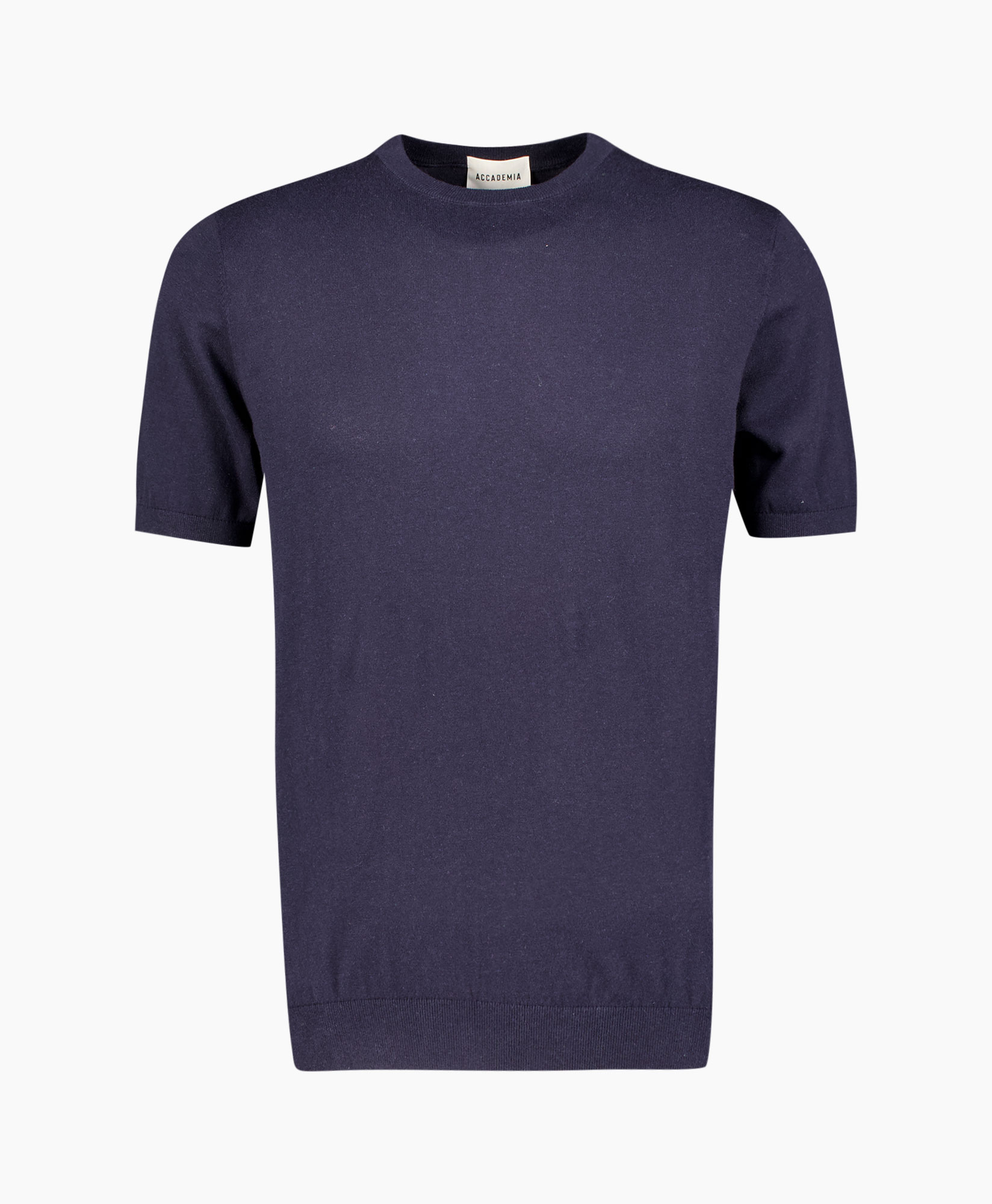 Sweater Cashmere Round Neck Donker Blauw