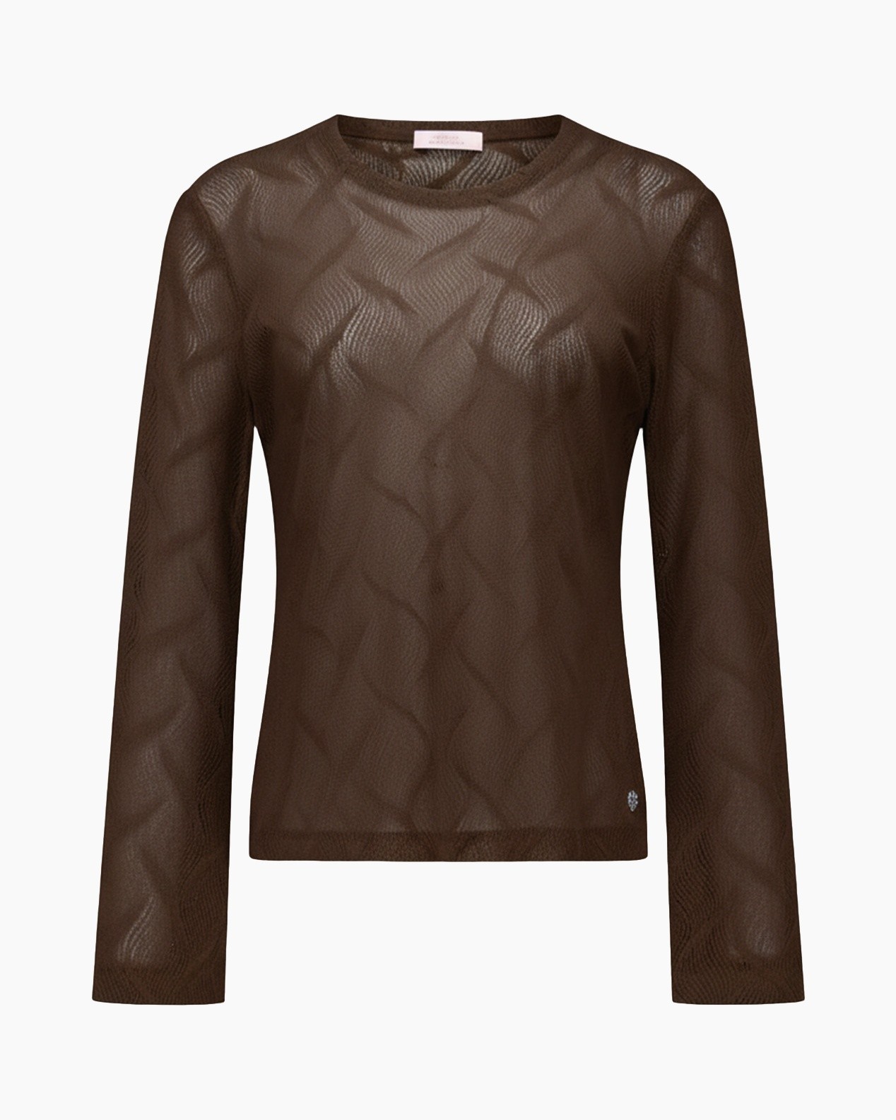 Top Reagan Flaire Lace Top Donker Bruin