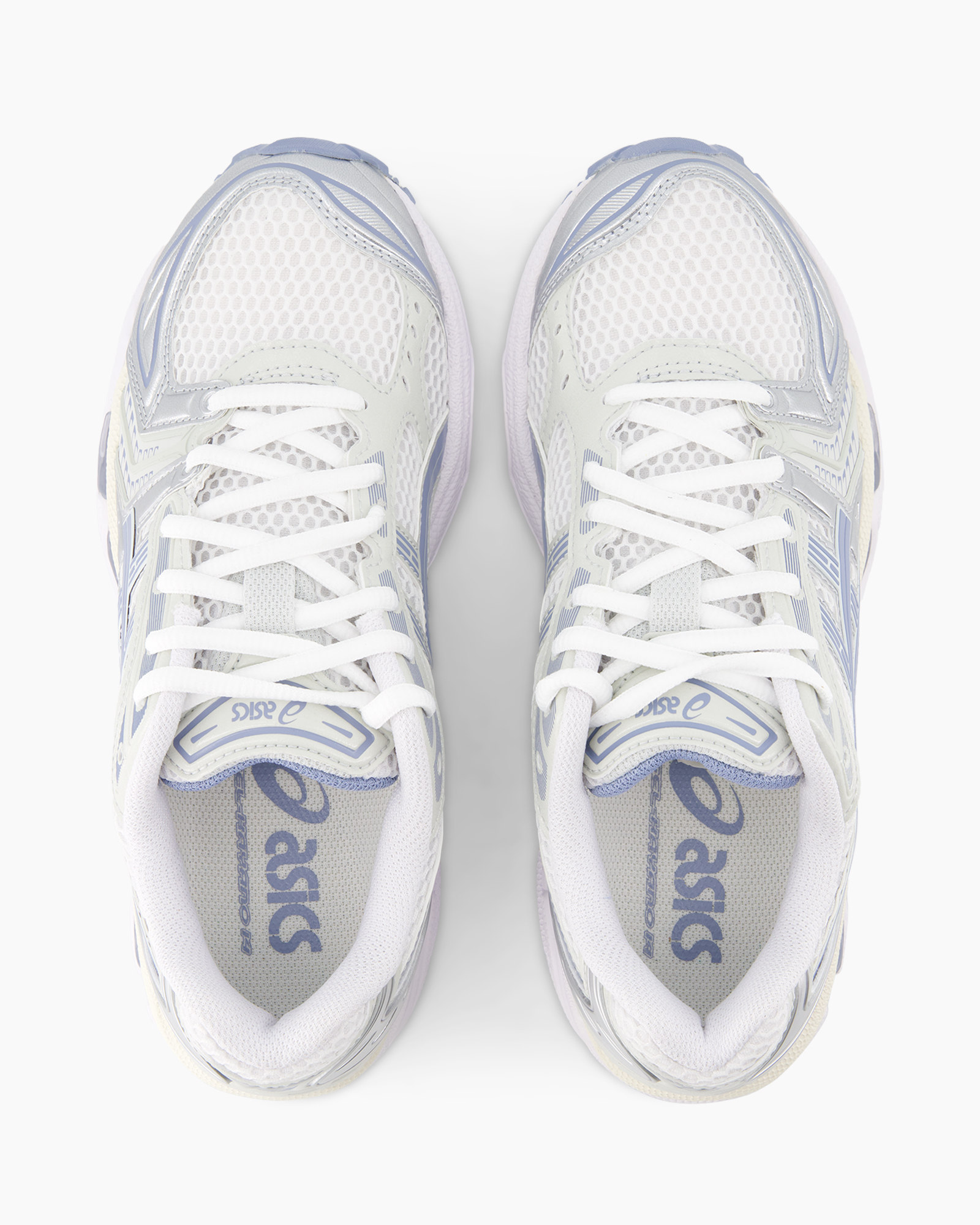 sneakers, mesh, white, lilac, lace-up