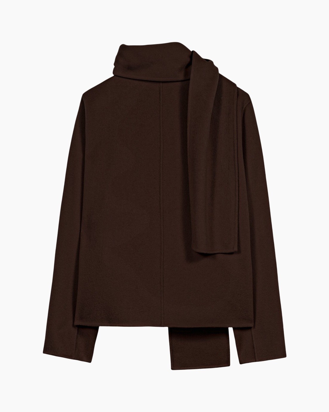 brown, scarf, coat, cape, wool