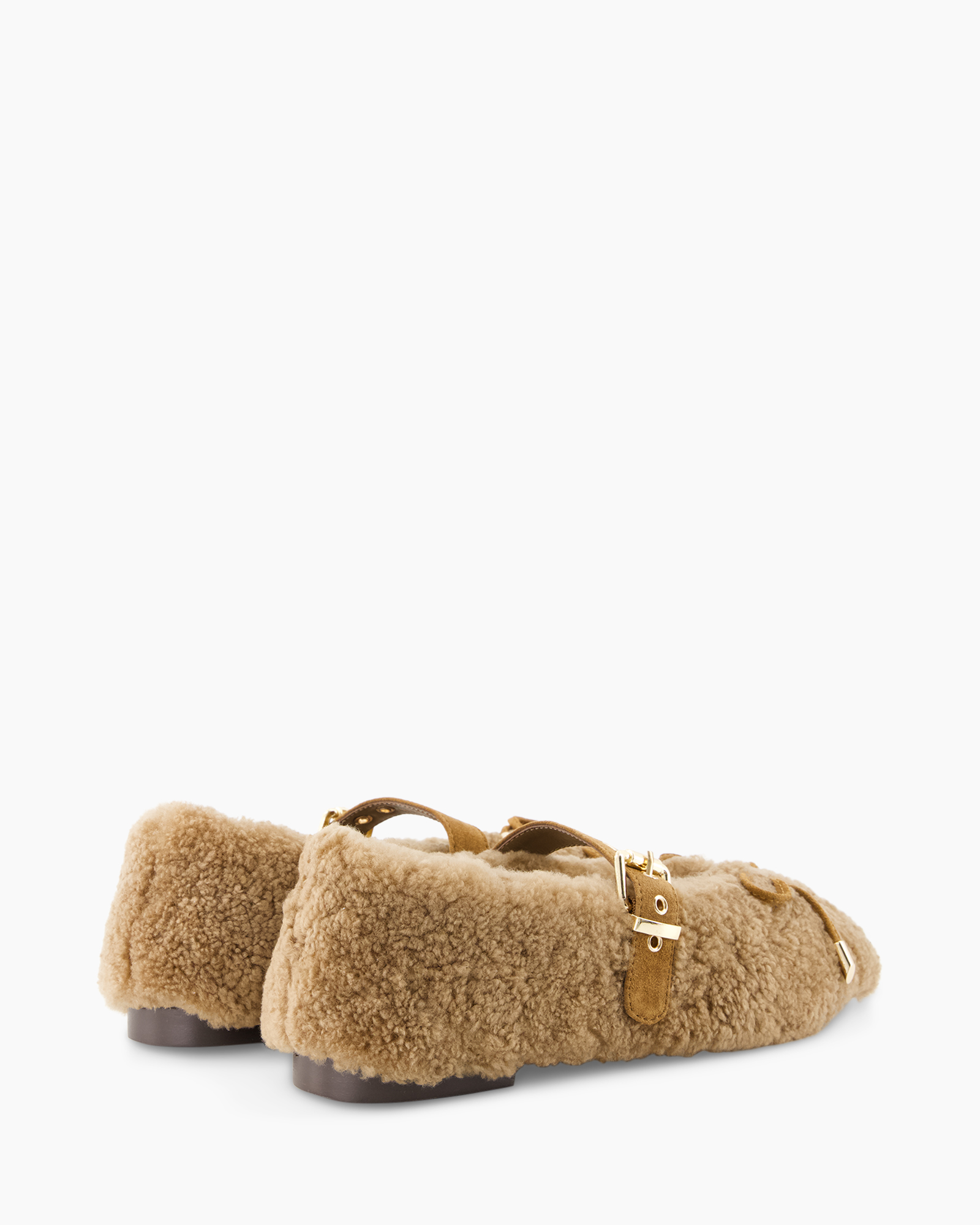 slippers, shearling, fur, brown, mules