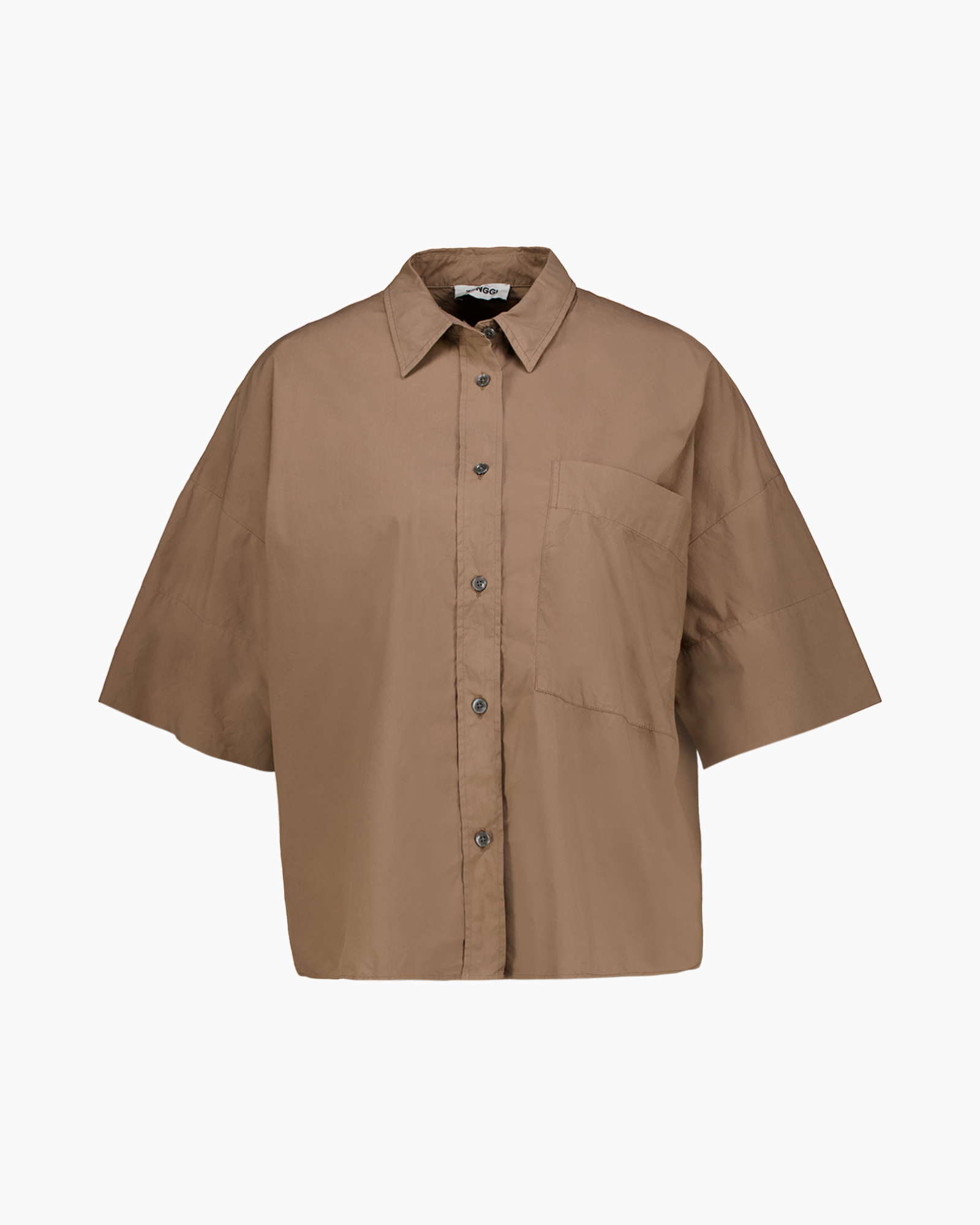 shirt, short sleeve, button-down, collar, pocket