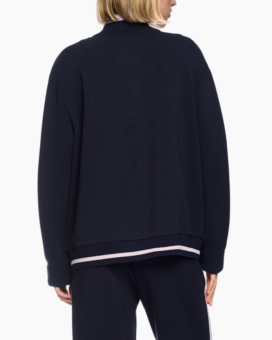 coat, cardigan, button-up, pocket, navy