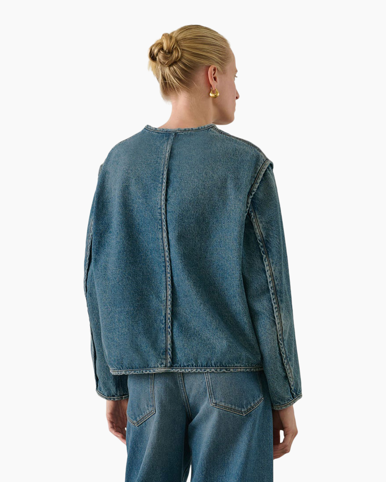 denim, jacket, jeans, blue, denim jacket