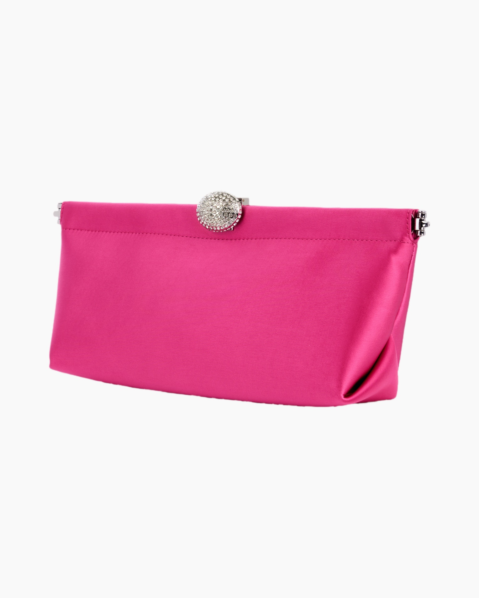 clutch, pink, purse, fabric, textured, sparkly_clasp