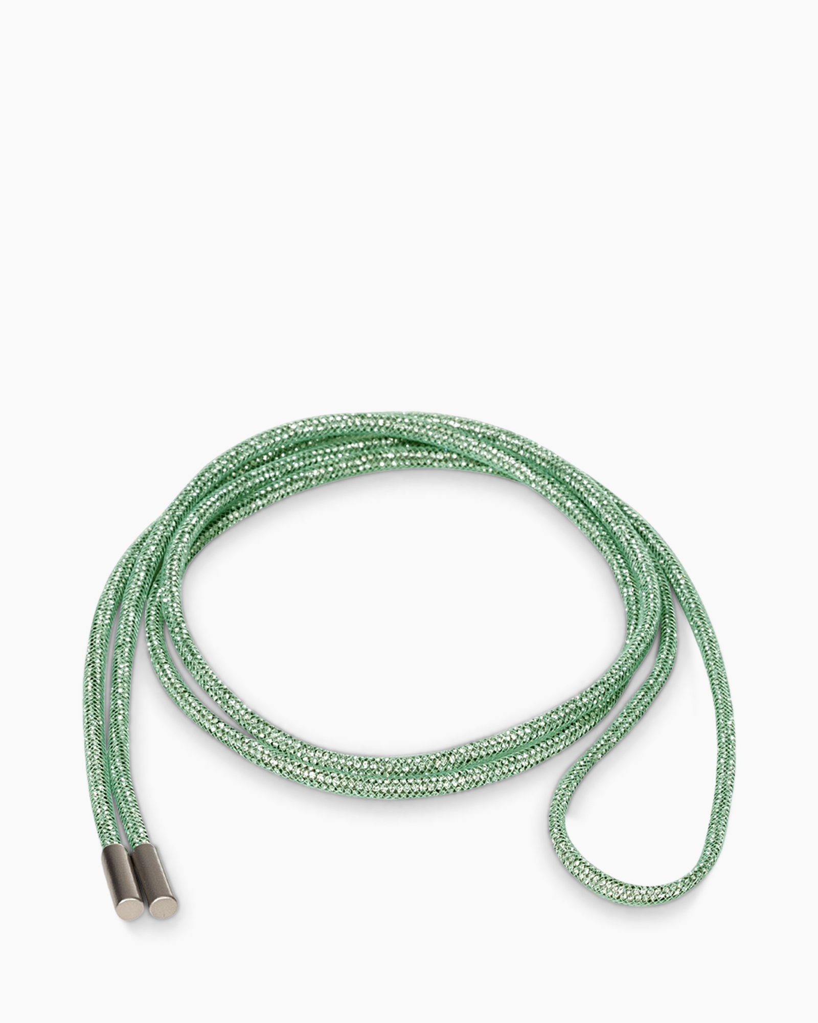 shoelace, lace, green, metal tips, cord