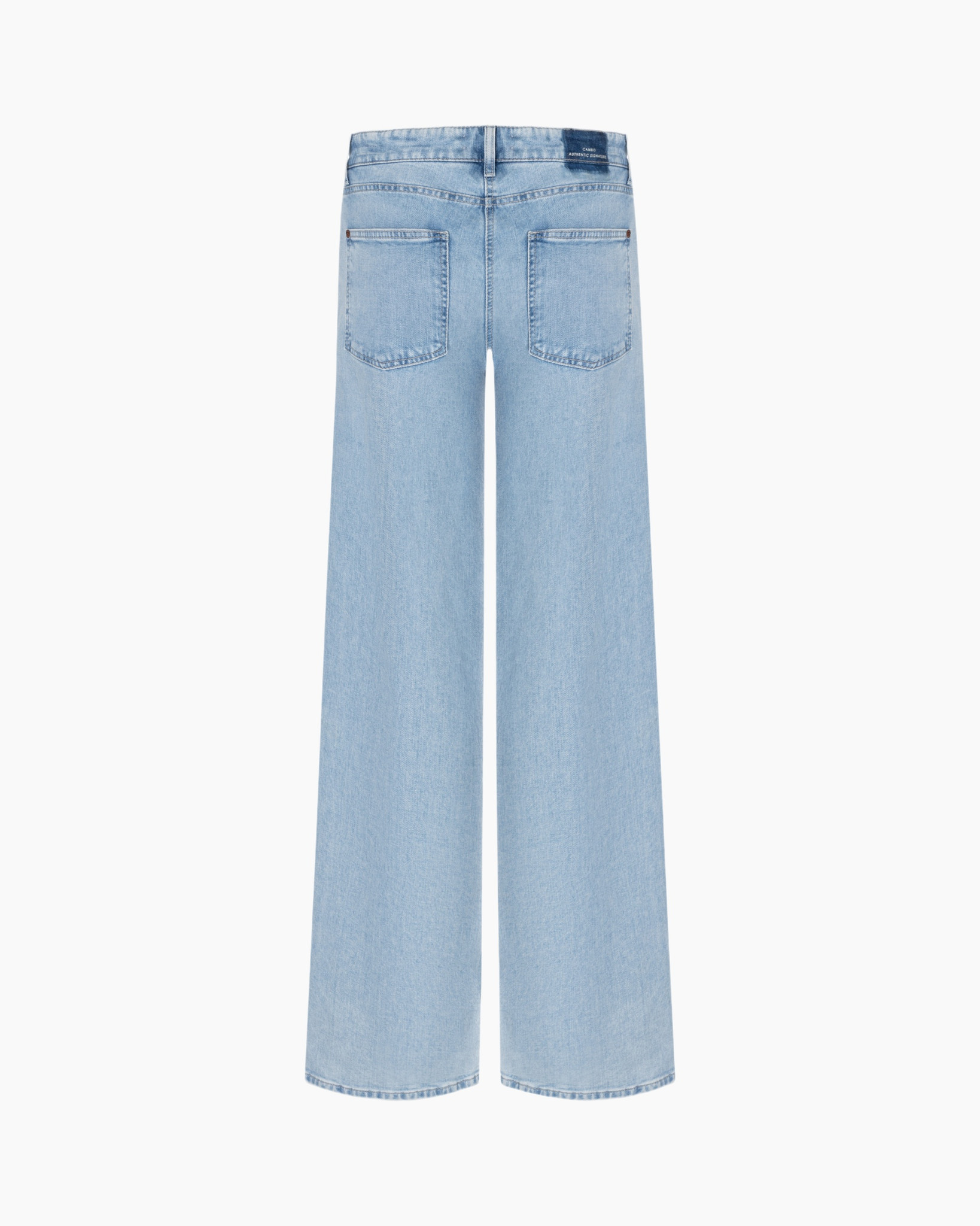 jeans, denim, light blue, wide leg, back pockets