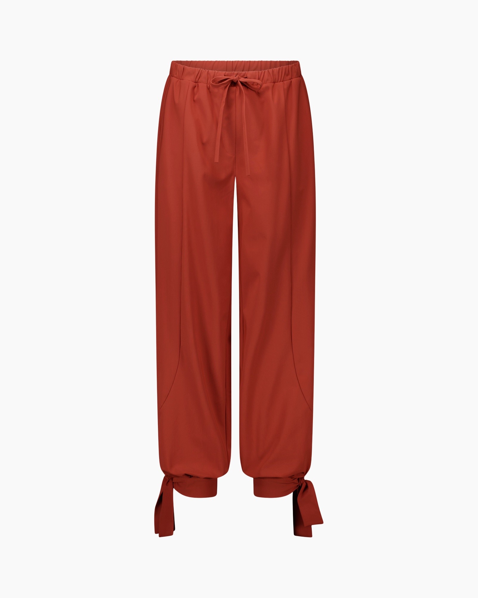 pants, drawstring, cargo, tapered, ankle-tie