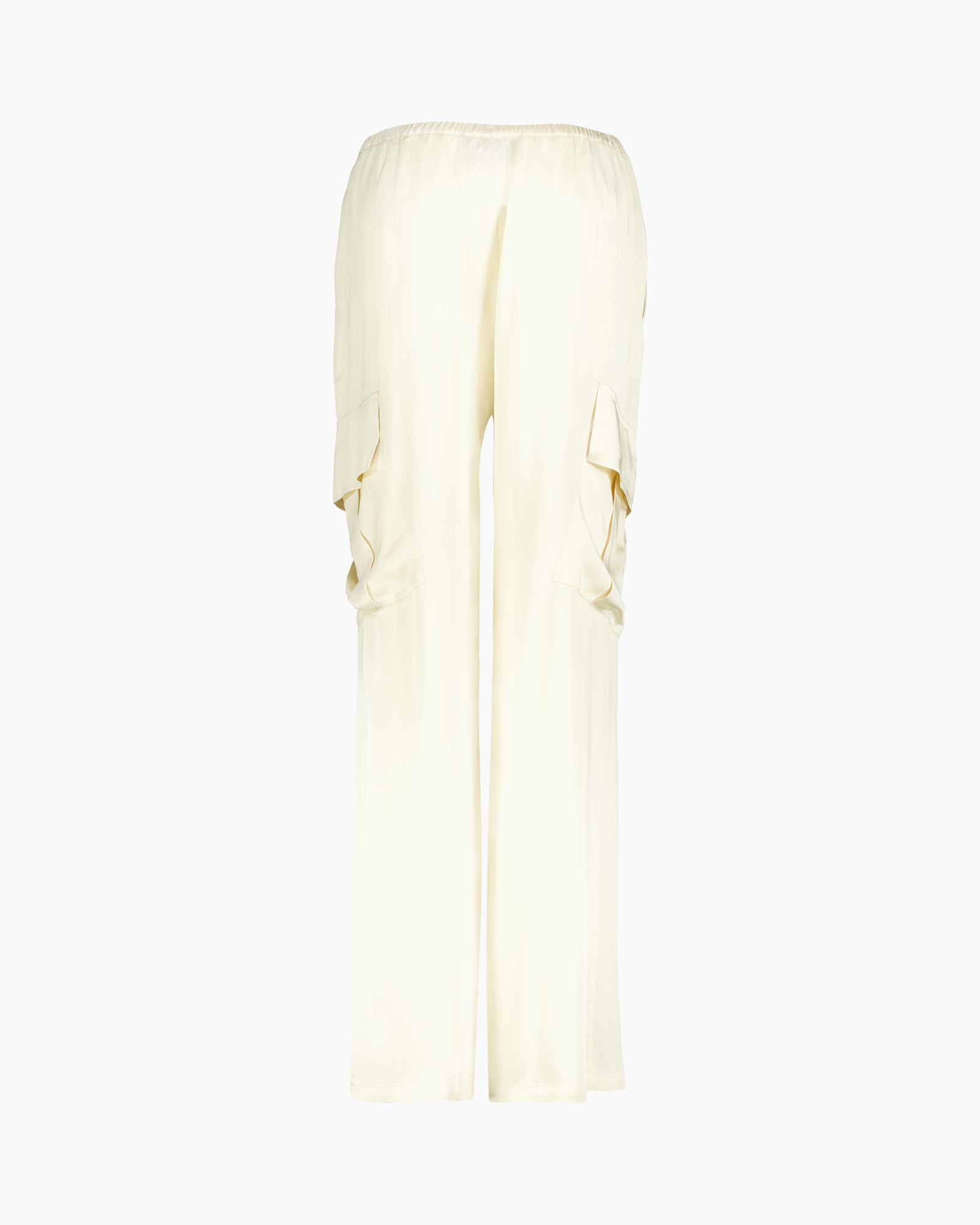 Broek Gisele Satin Pockets Beige