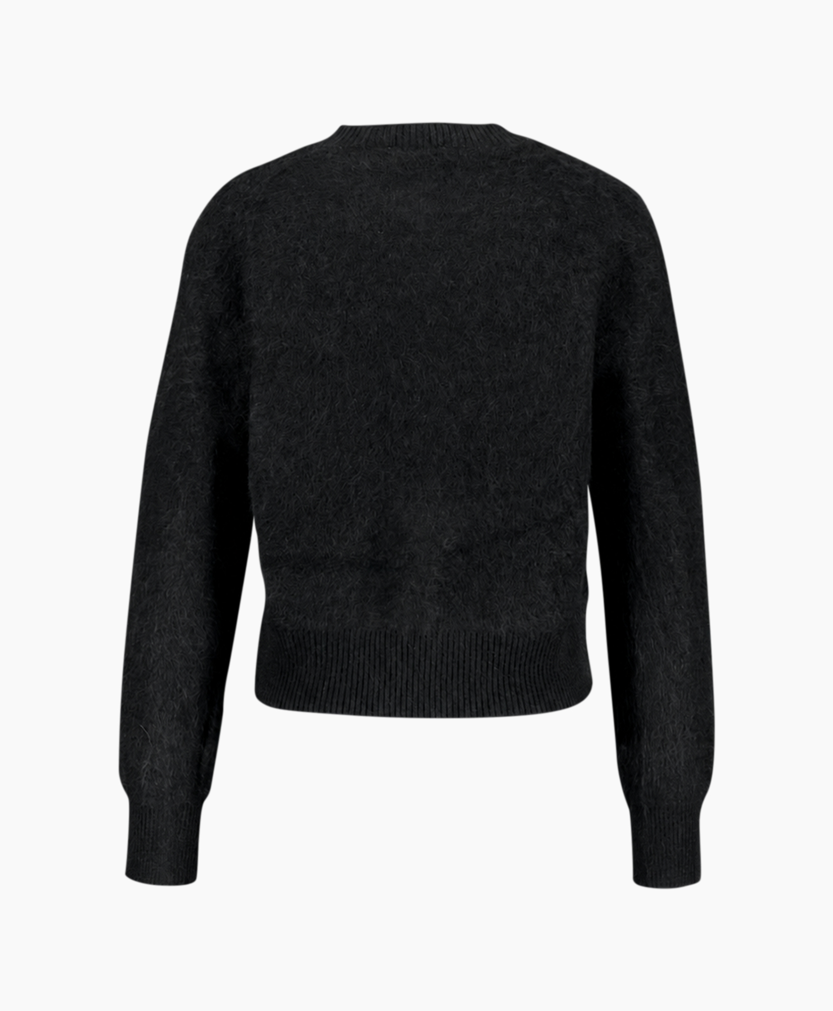 sweater, knit, black, long-sleeve, pullover