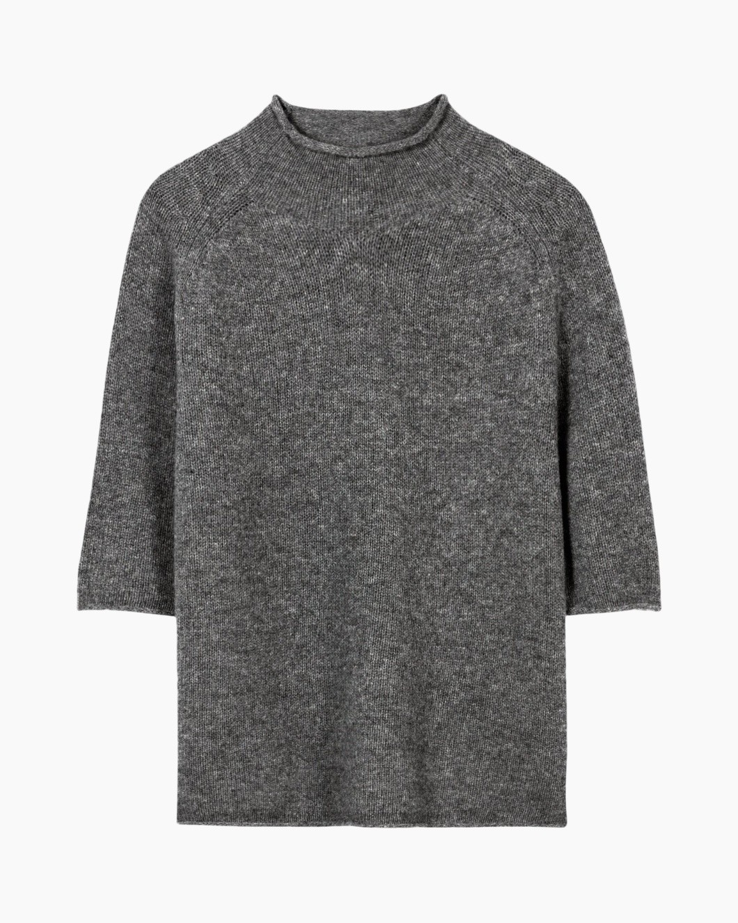 sweater, pullover, knit, gray, loose fit