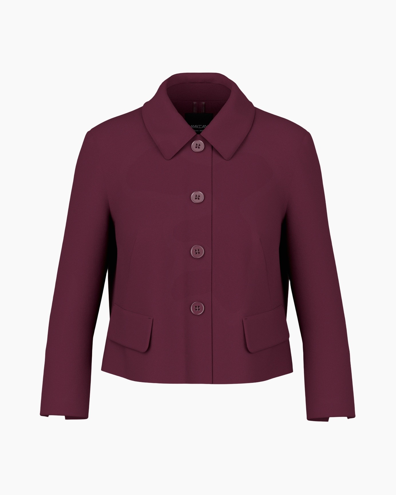jacket, blazer, burgundy, buttoned, pockets