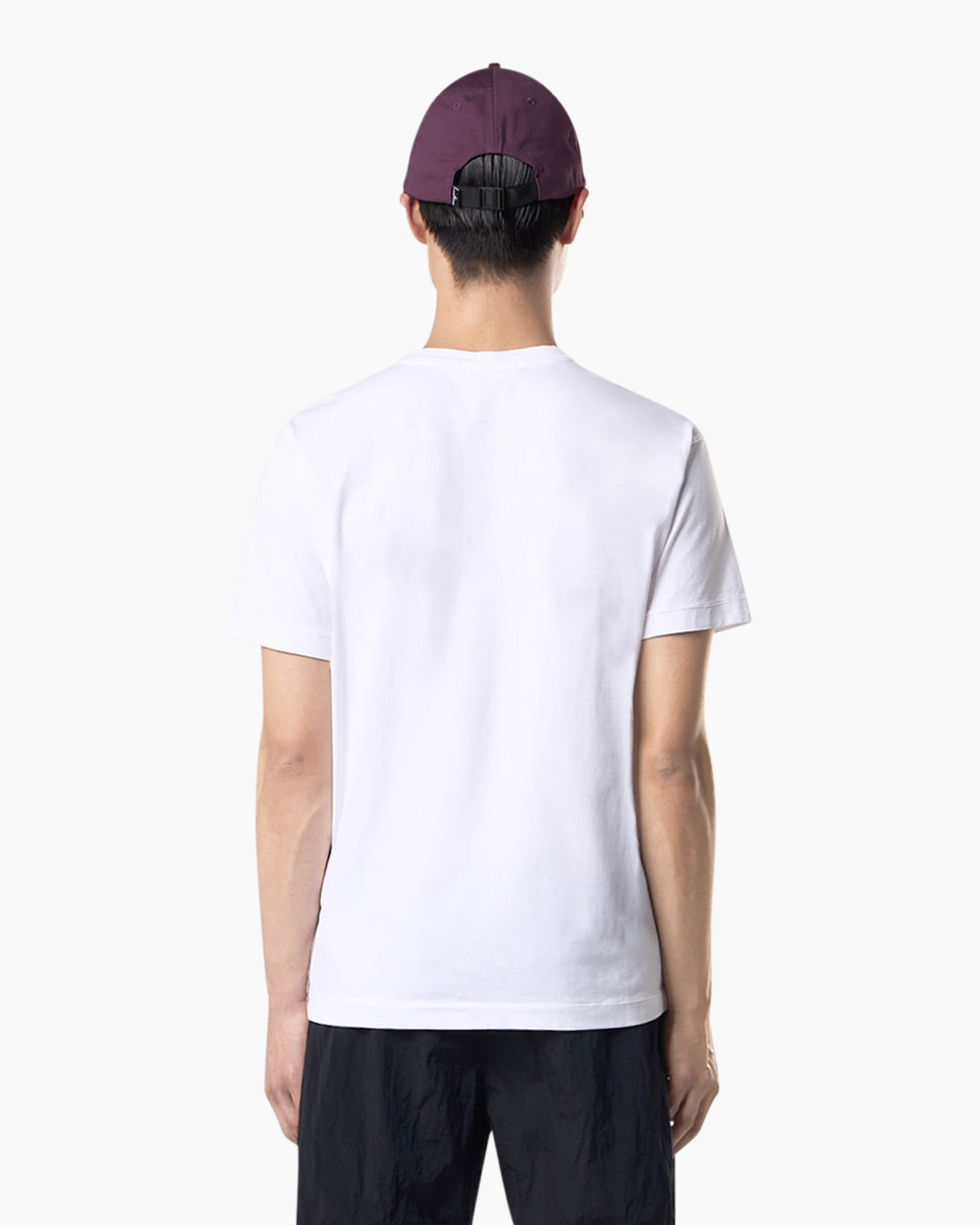 T-Shirt, Cap, Hat, Baseball Cap, Person
