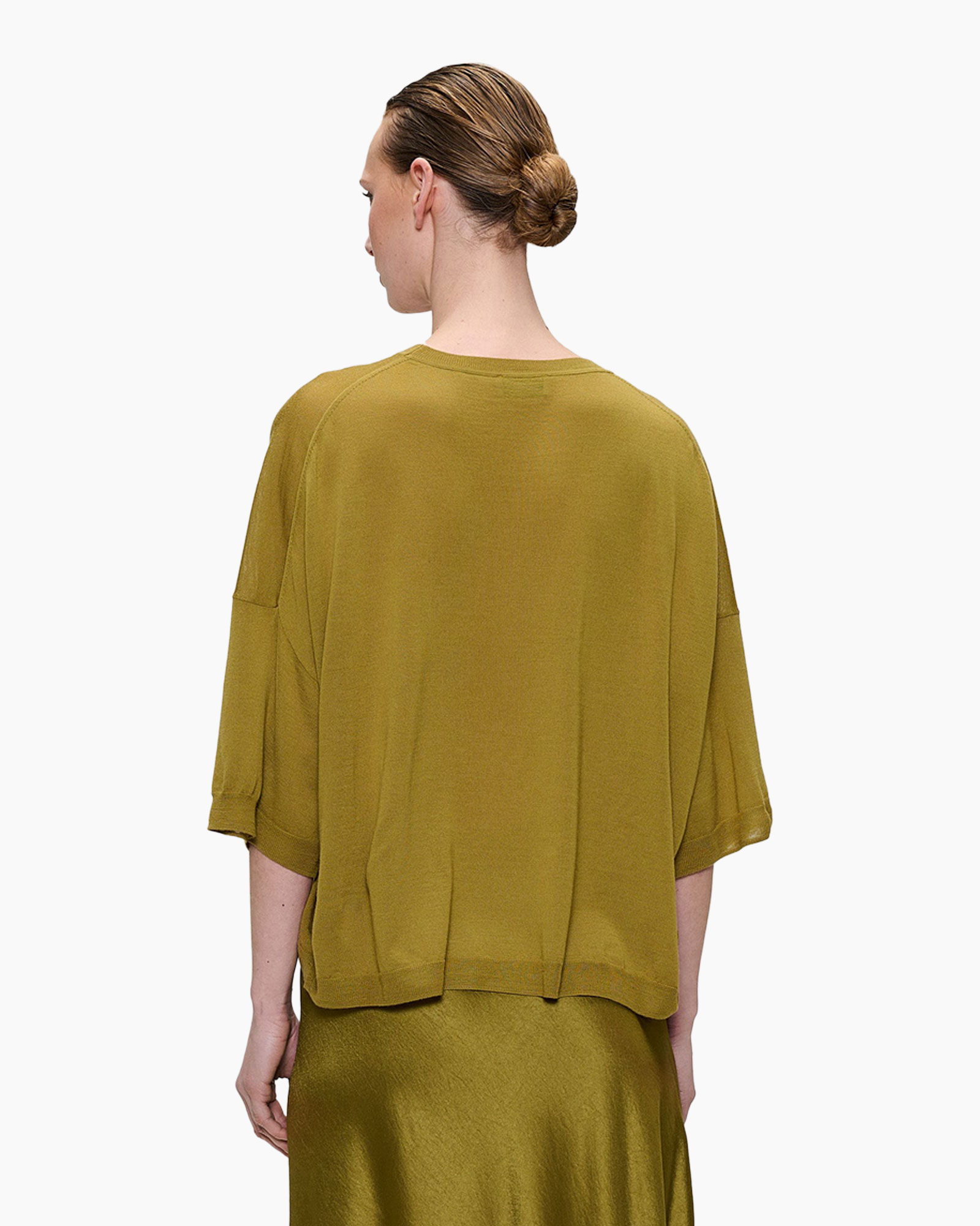 kimono, top, tunic, loose fit, olive green