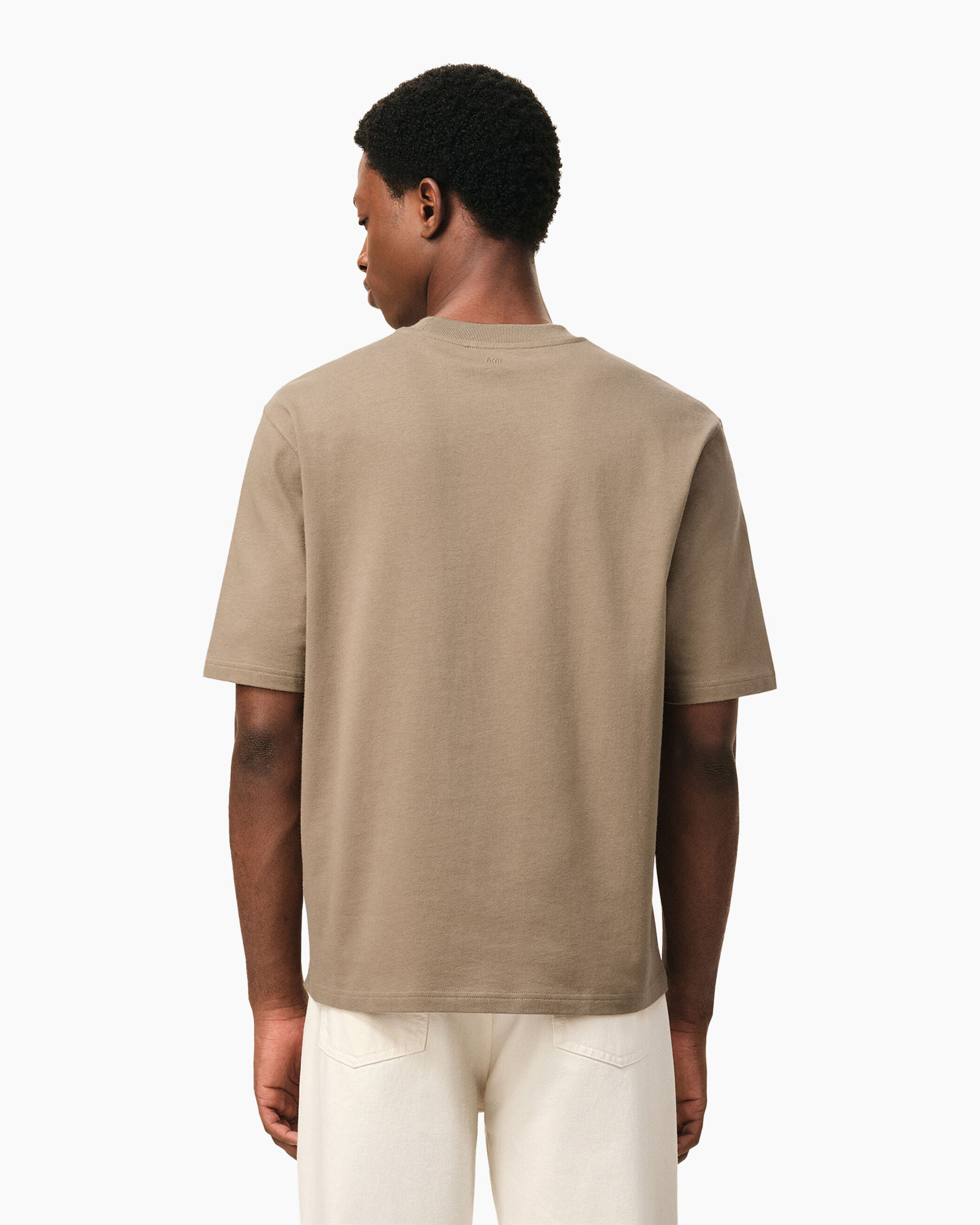 t-shirt, short sleeve, beige, basic tee, cotton
