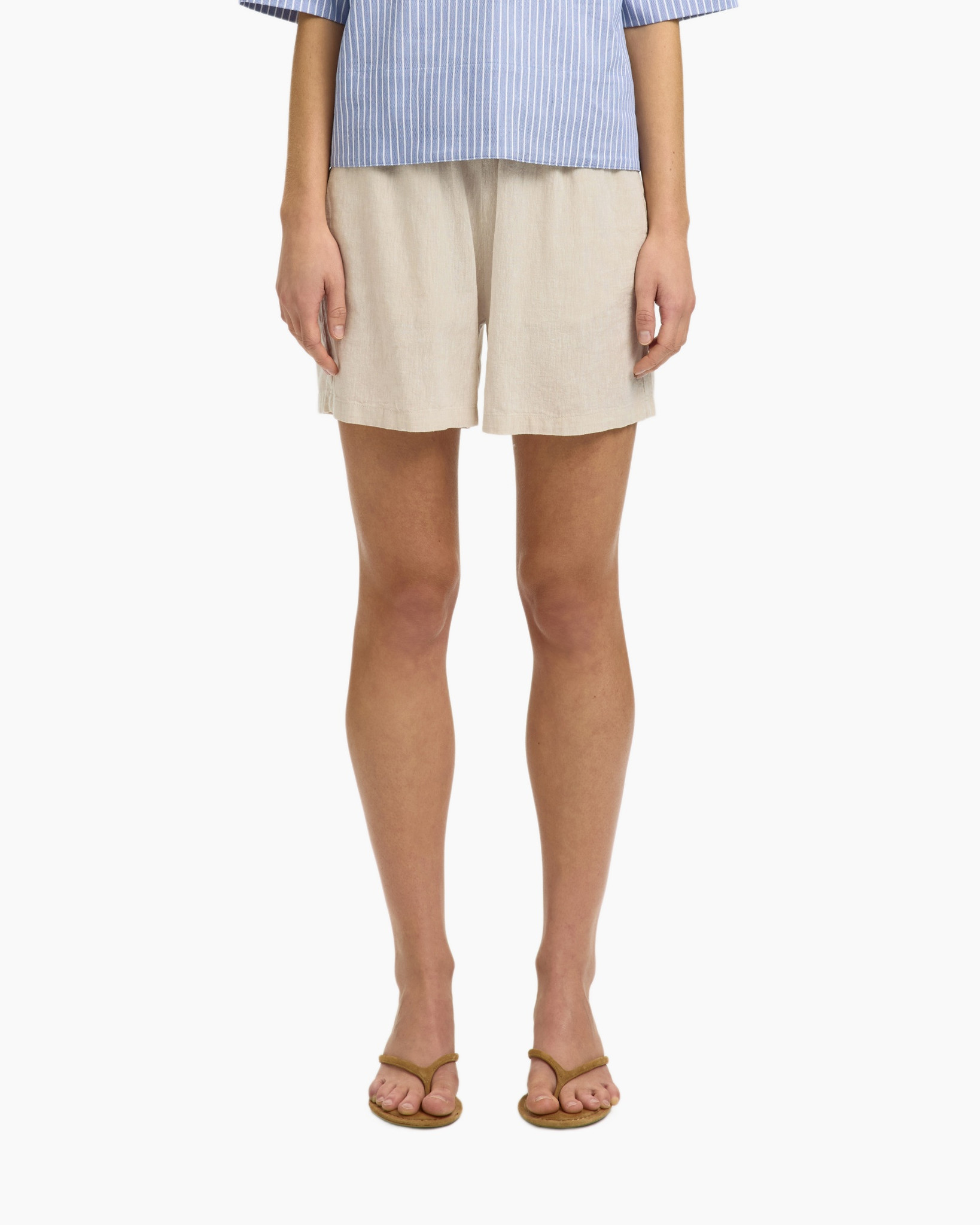 Clothing, Shorts, Skirt, Person, Linen