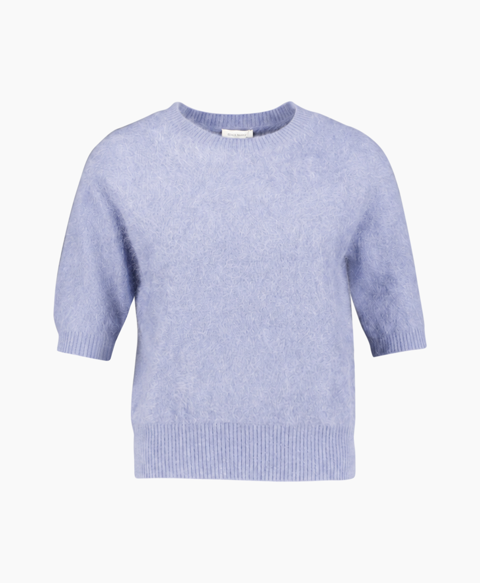 sweater, knit, half-sleeve, lavender, textured
