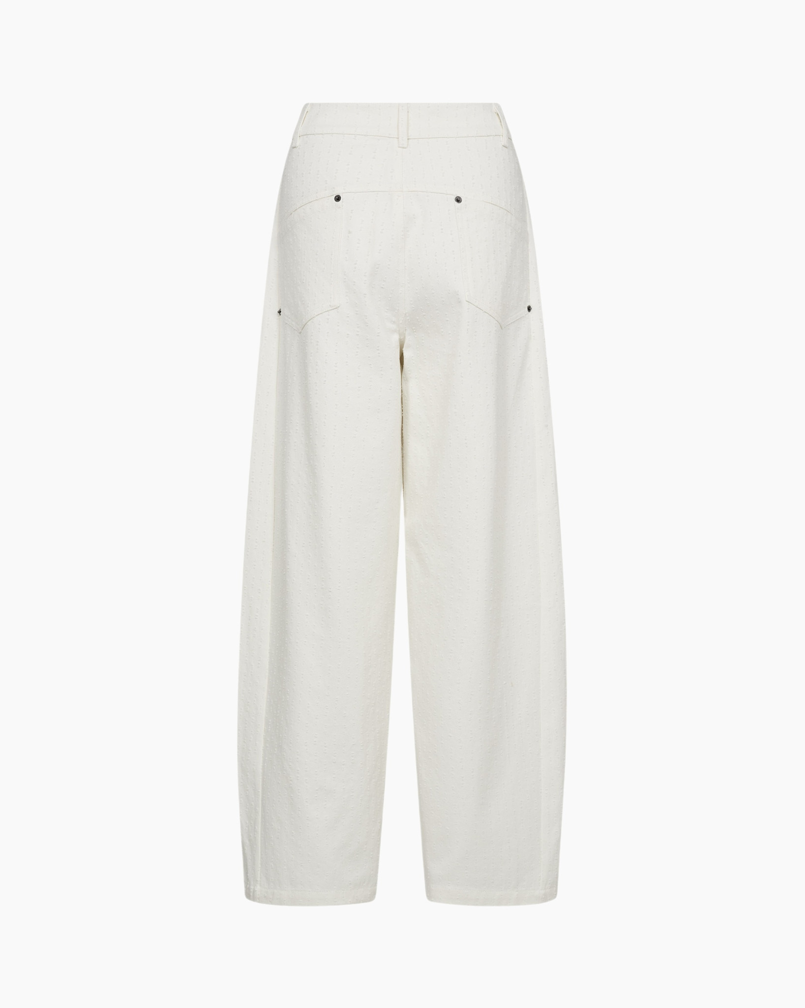 pants, wide-leg, cream, button-front, pockets