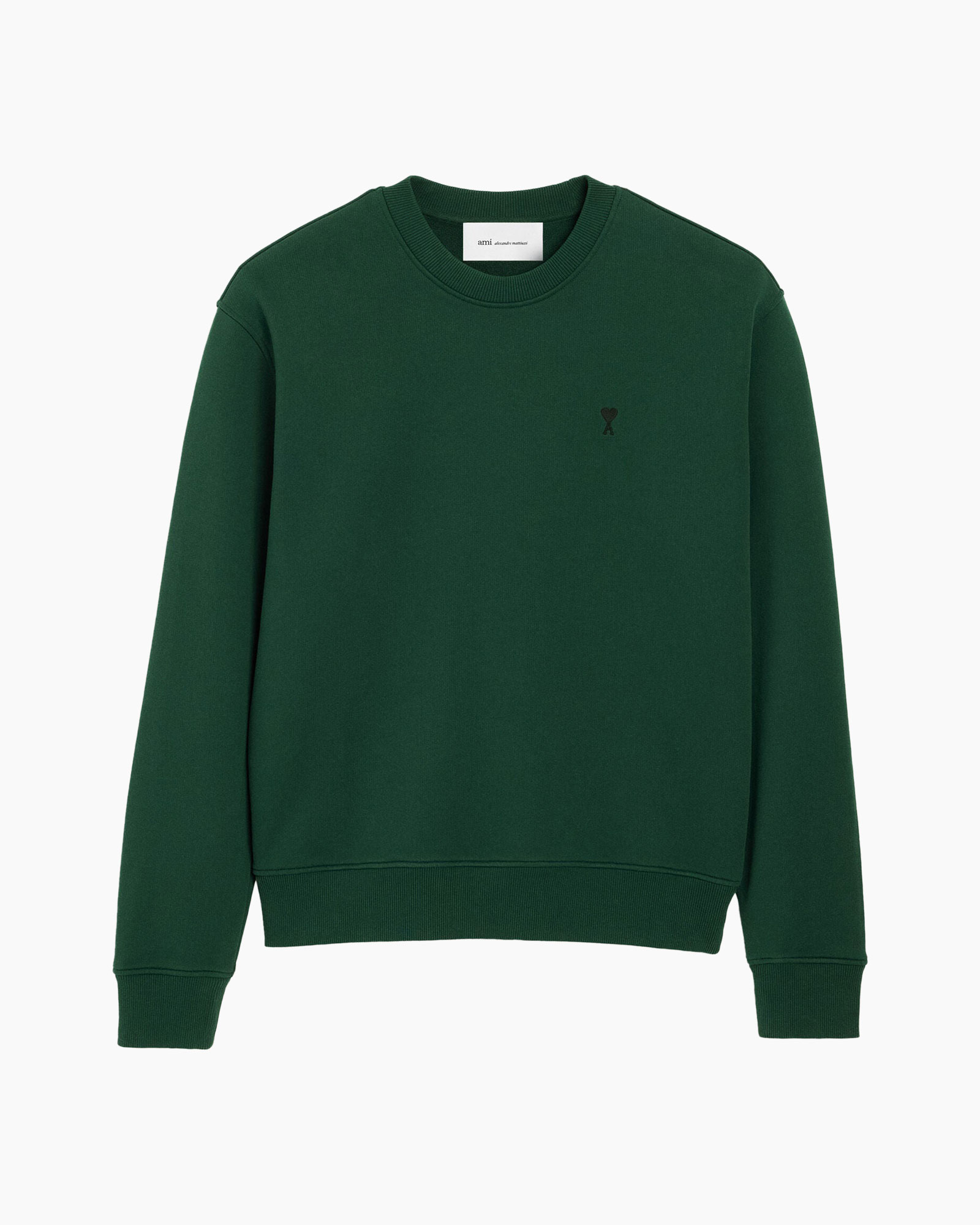 sweatshirt, green, crewneck, long-sleeve, minimal