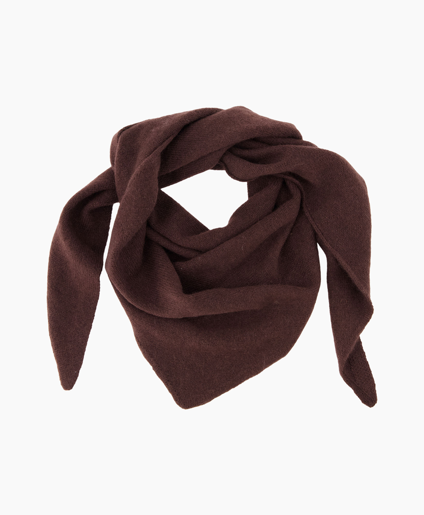 scarf, knit scarf, brown, loop scarf, necktie scarf
