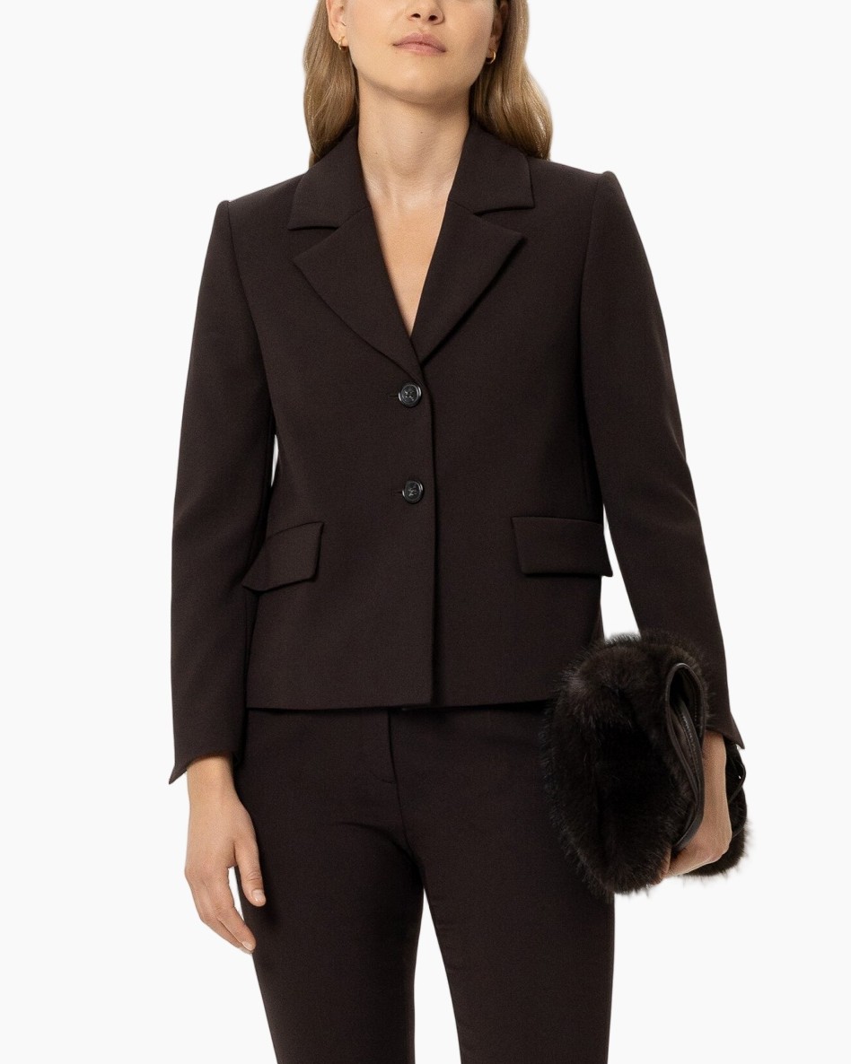 blazer, two-button, notch-lapel, brown, pocket-flap