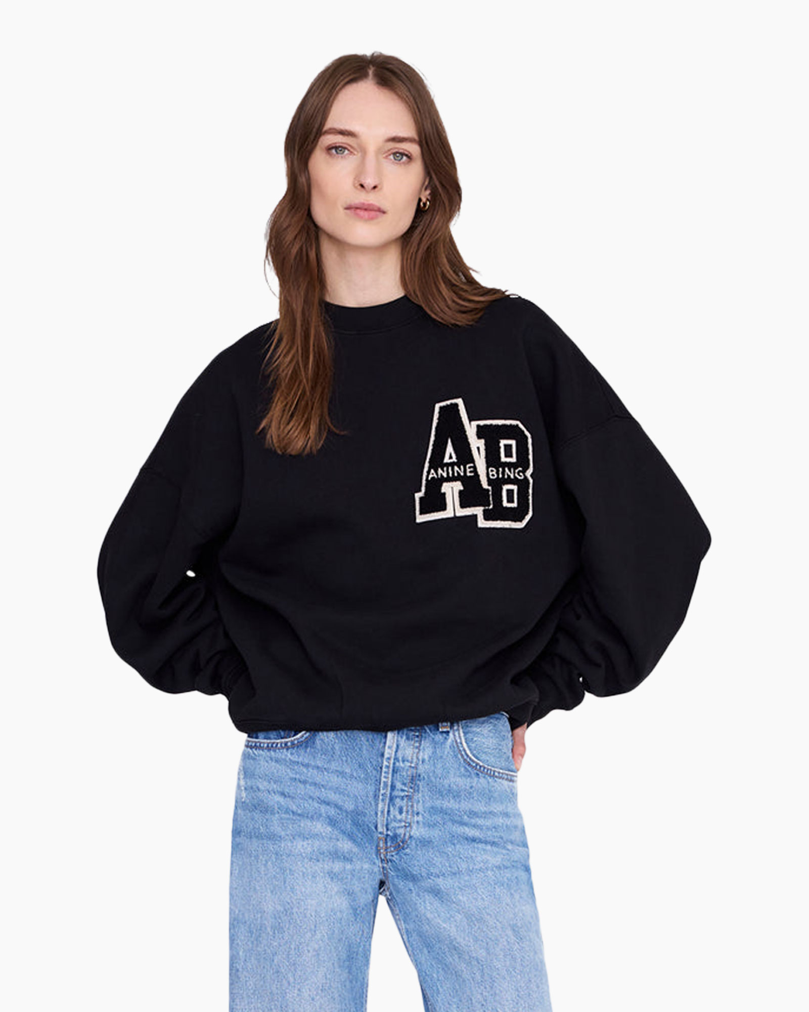 sweatshirt, black, pullover, long sleeves, graphic logo