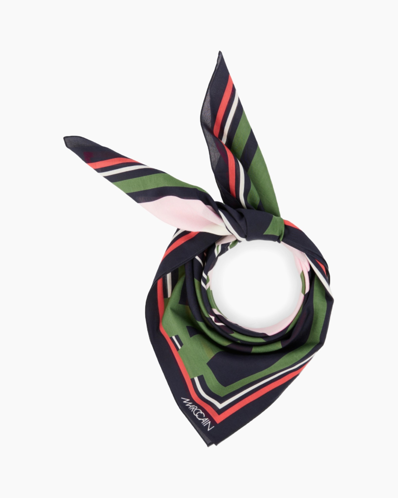 scarf, bandana, square scarf, multicolor, patterned